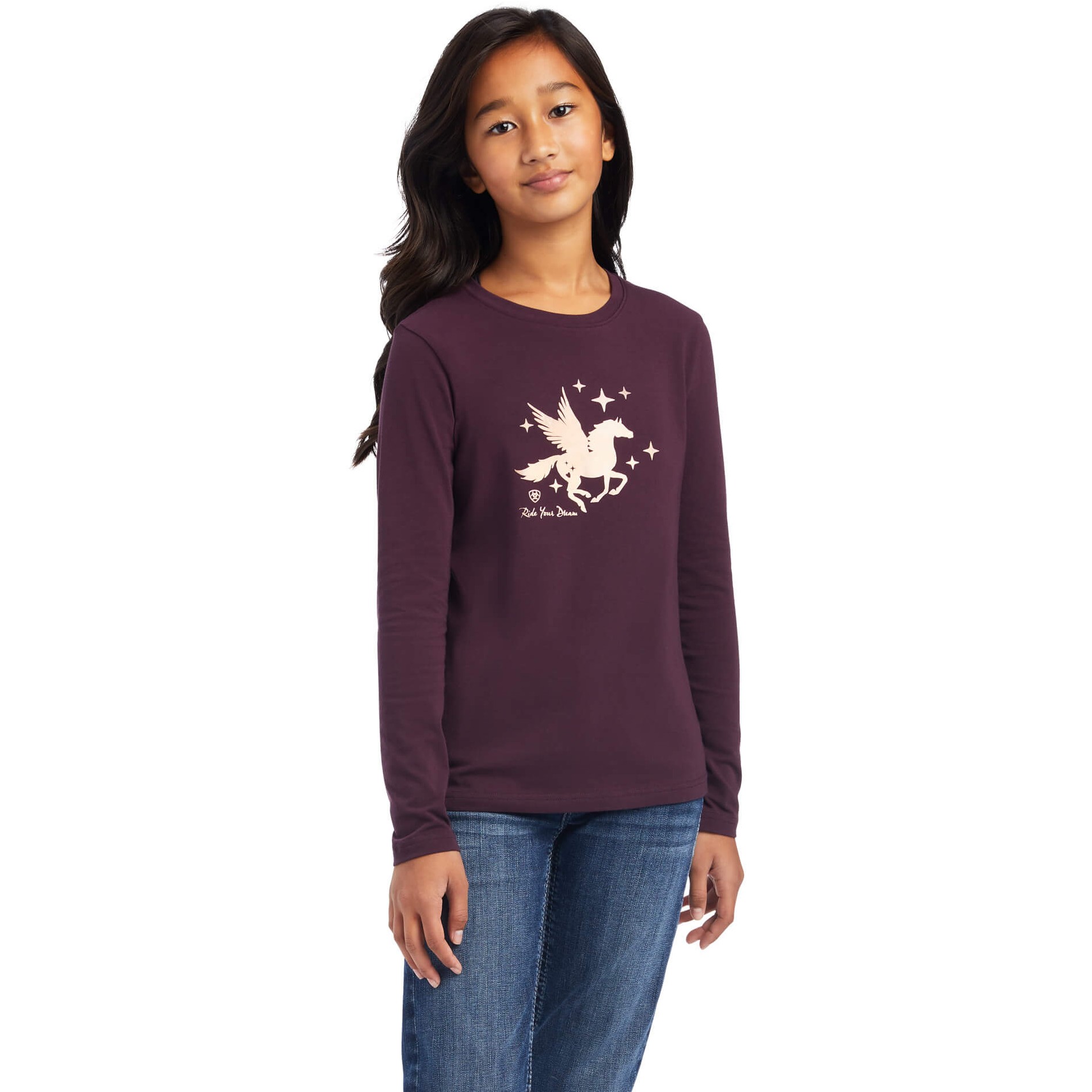 Kinder Longsleeve DREAM mulberry