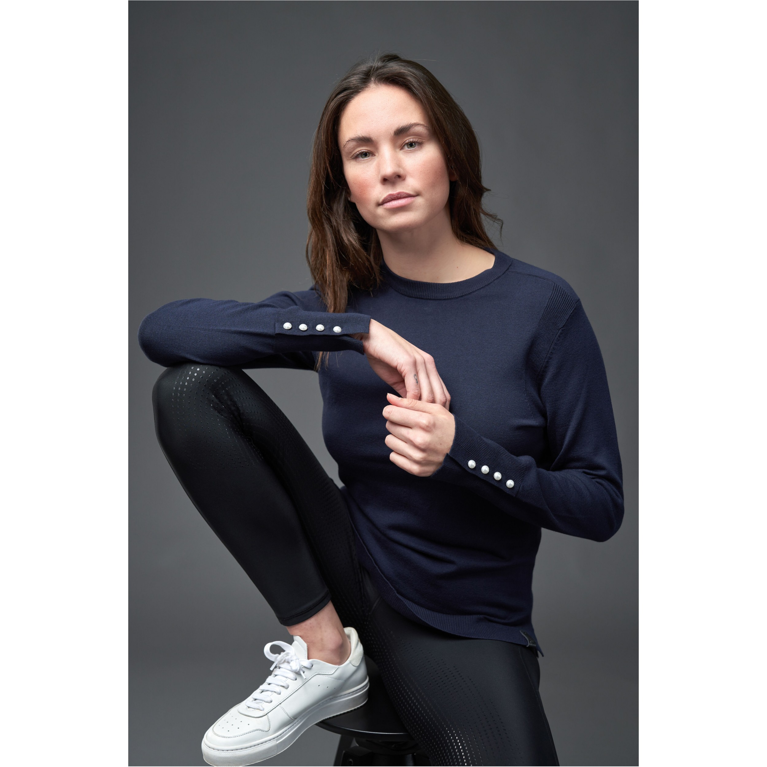 Damen Strickpullover ROBYN navy