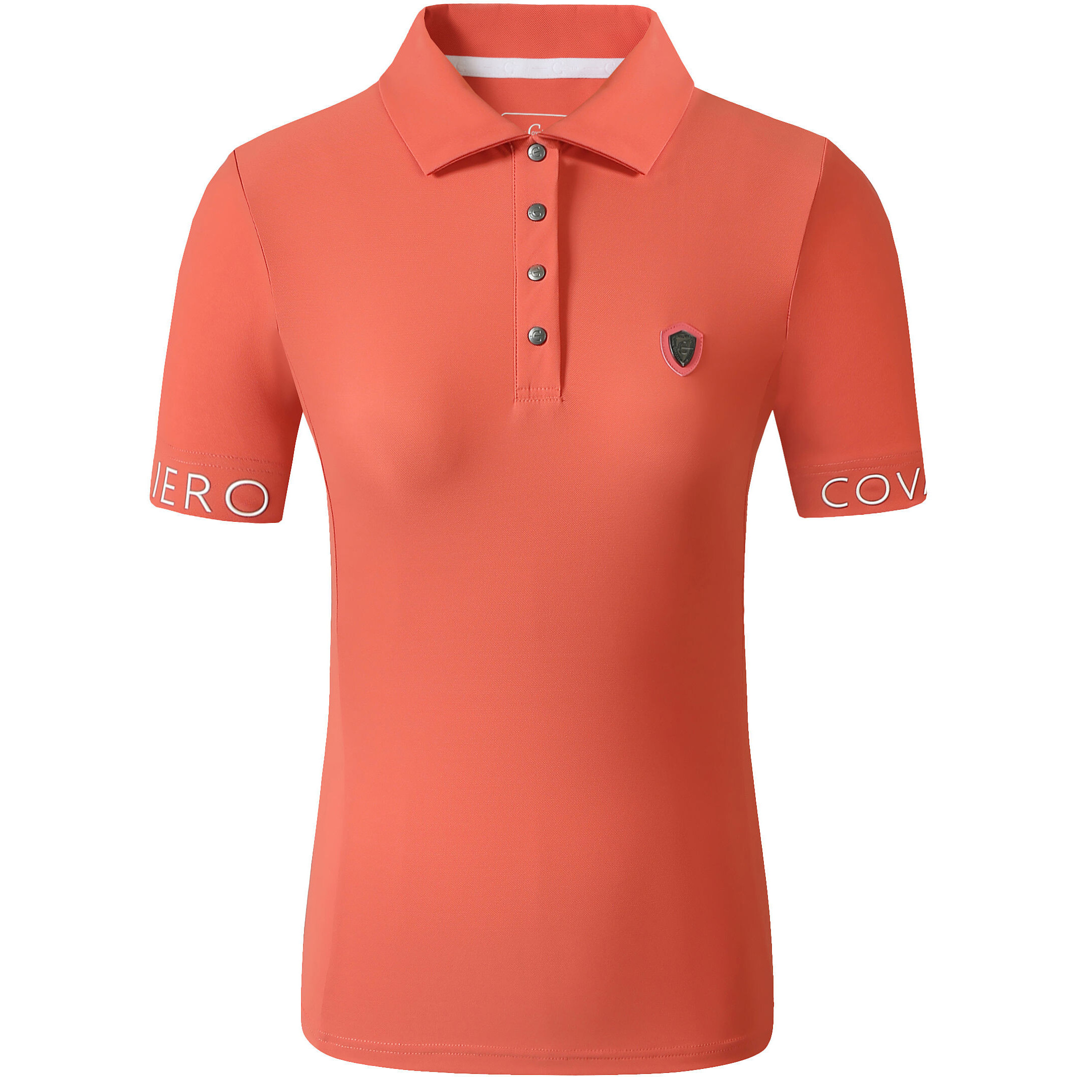 Damen Poloshirt F/S 2025 coral