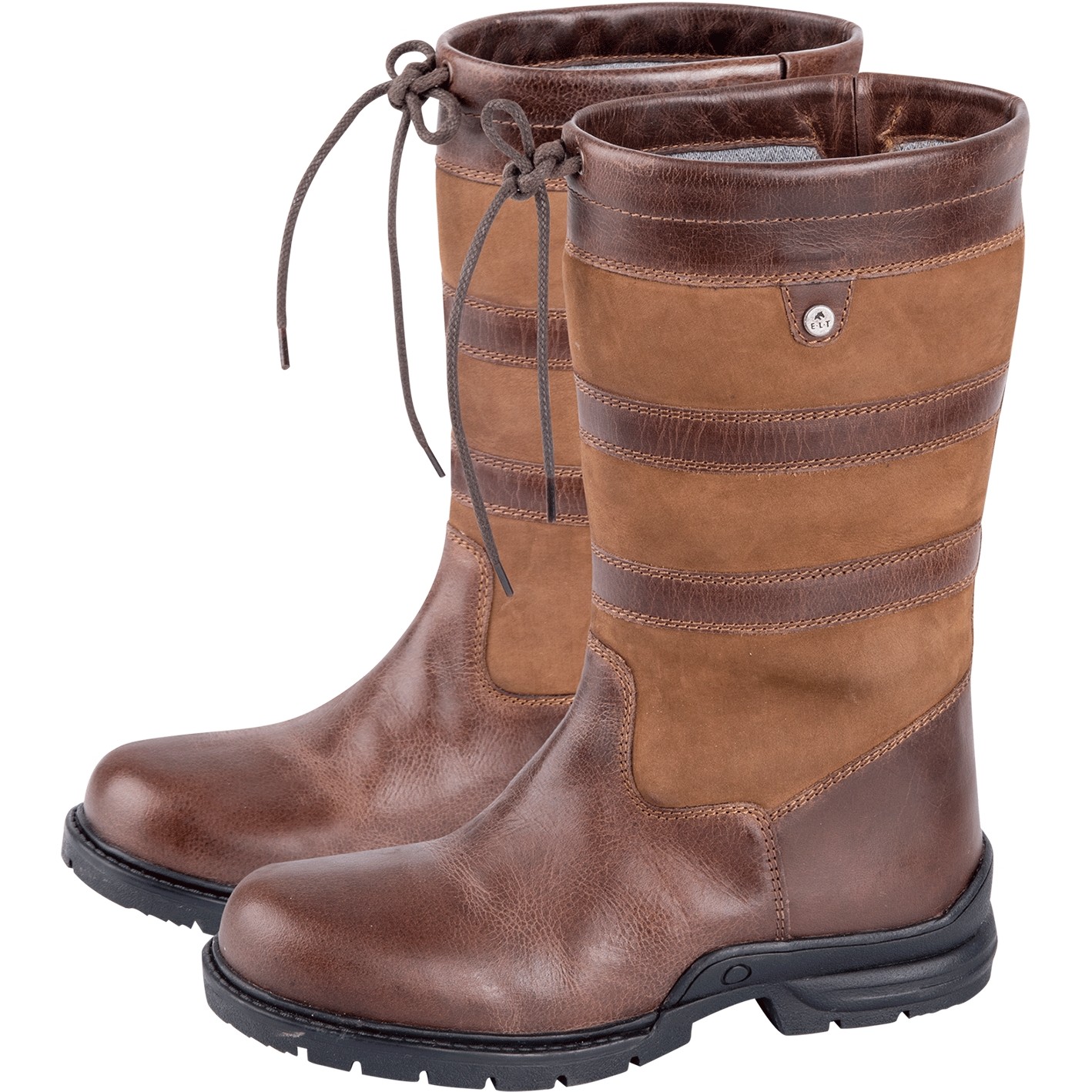 Damen Stallstiefel YORK Leder braun