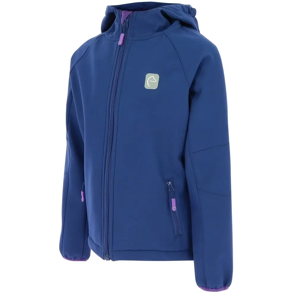 Kinder Reitjacke AMANDINE Softshell marineblau