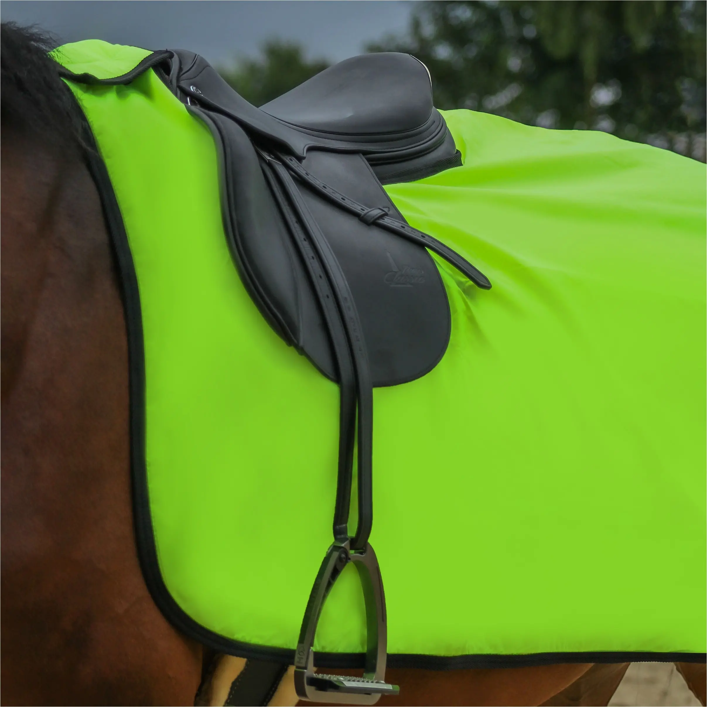 Ausreitdecke REFLEX neon gelb