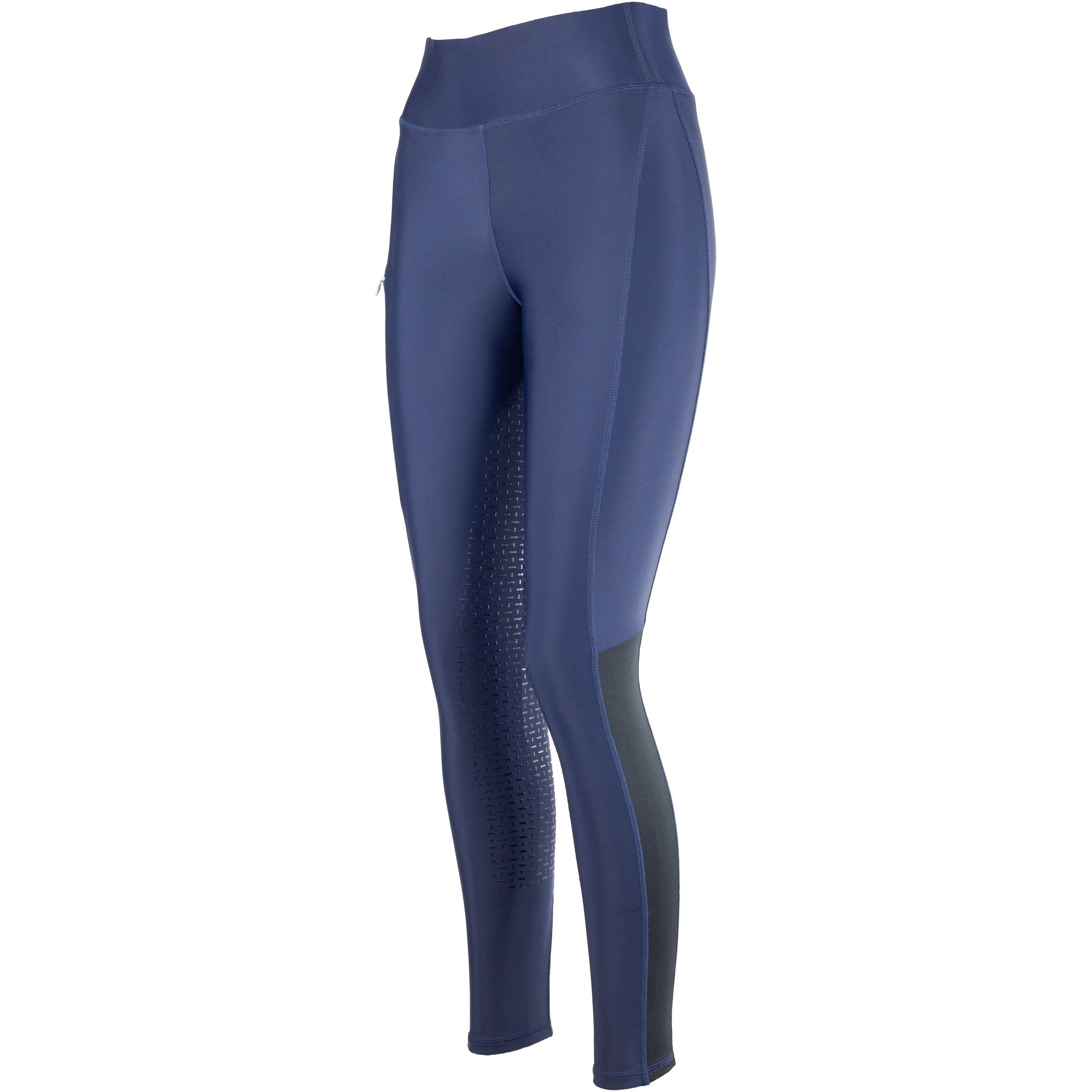 Damen Reitleggings Silikon Vollbesatz ADVENTURE dunkelblau