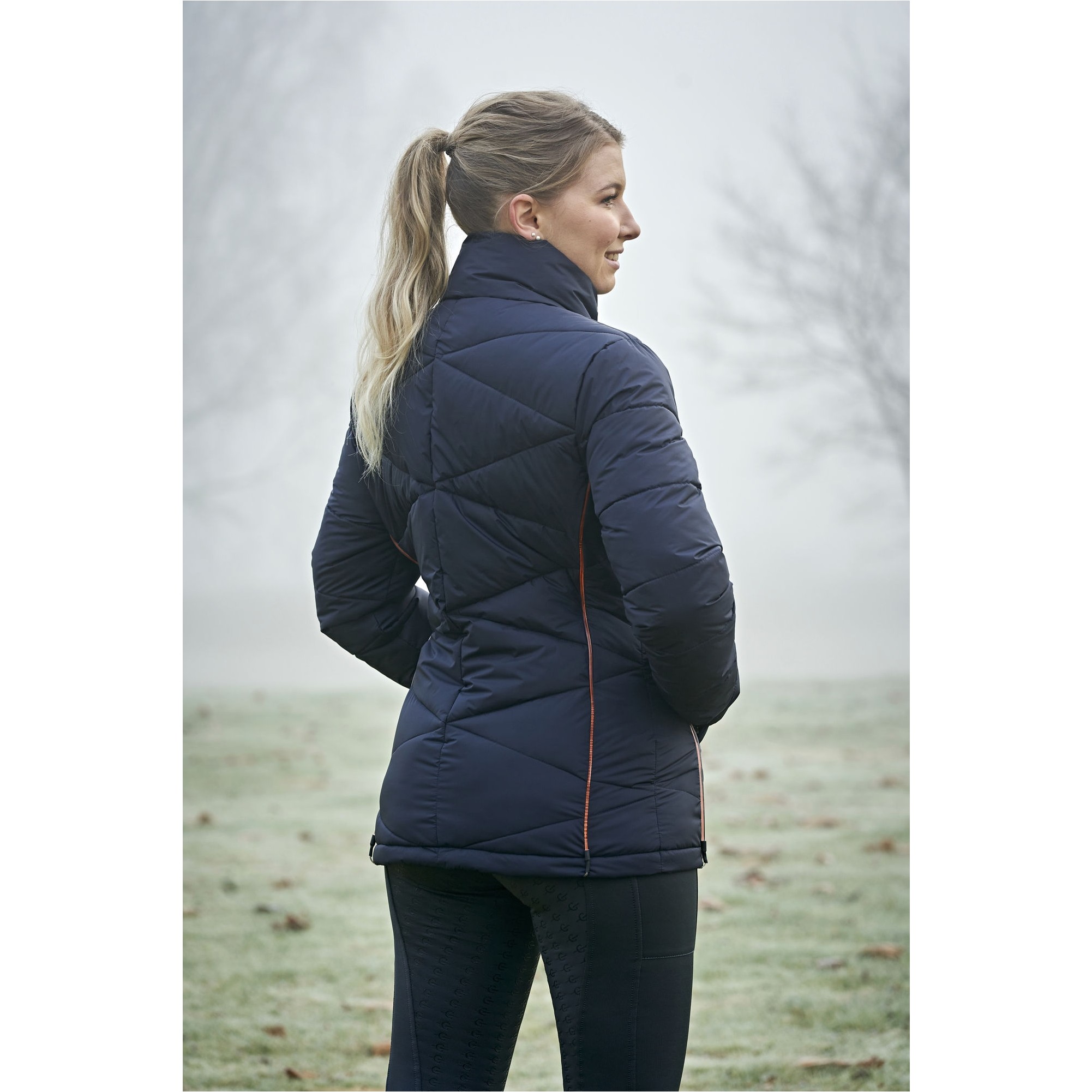 Damen Steppjacke LED dark navy