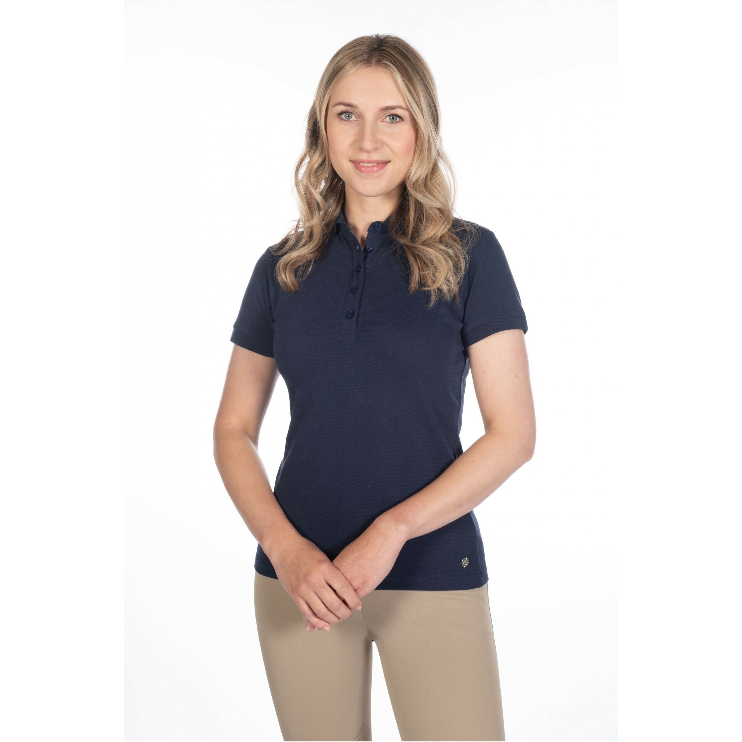 Damen Poloshirt ELISA dunkelblau