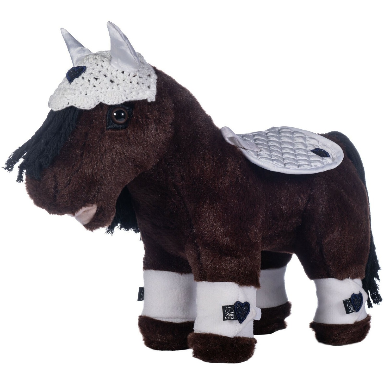 Turnierset für CUDDLE PONY weiß/dunkelblau