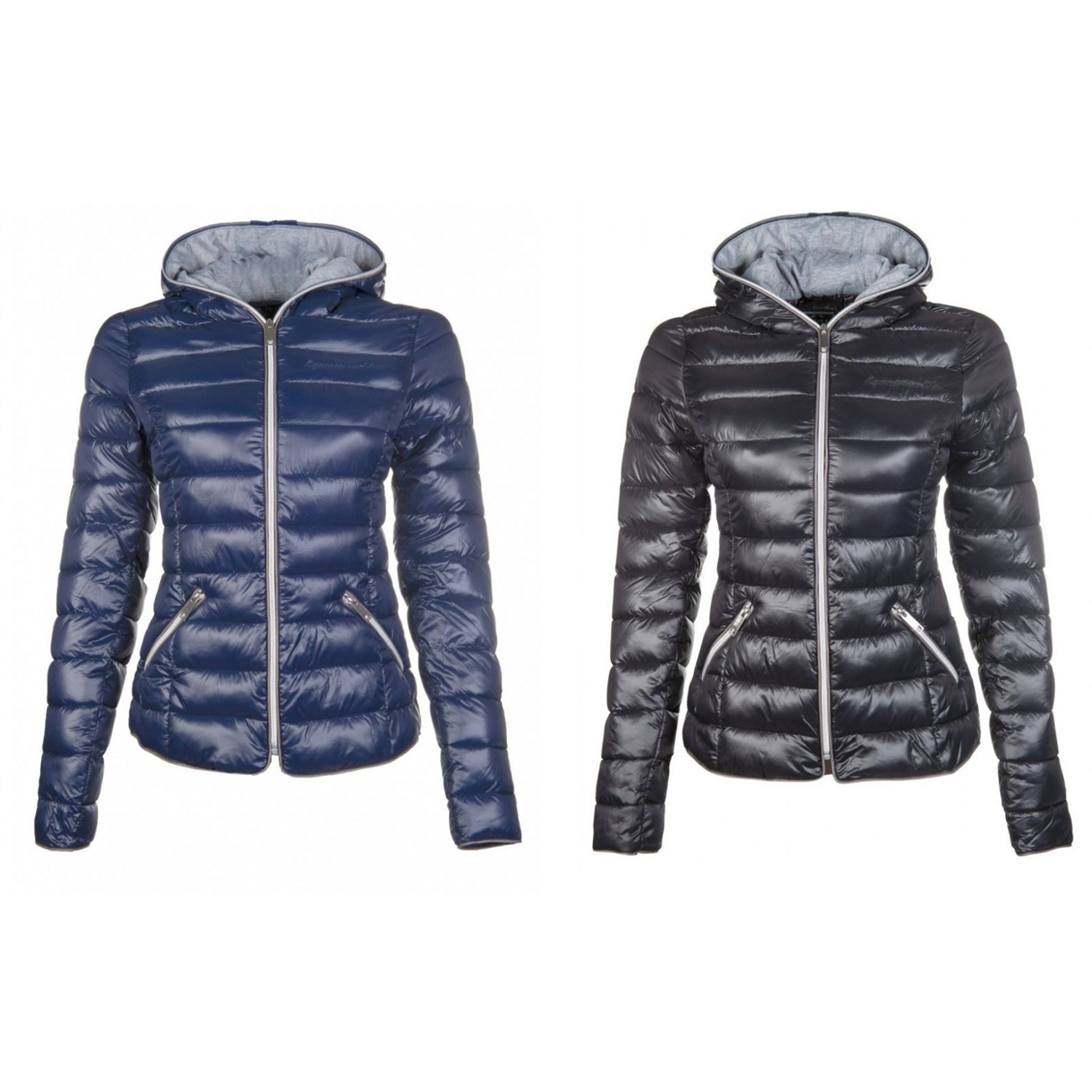 Damen Steppjacke ELLA SHINE dunkelblau