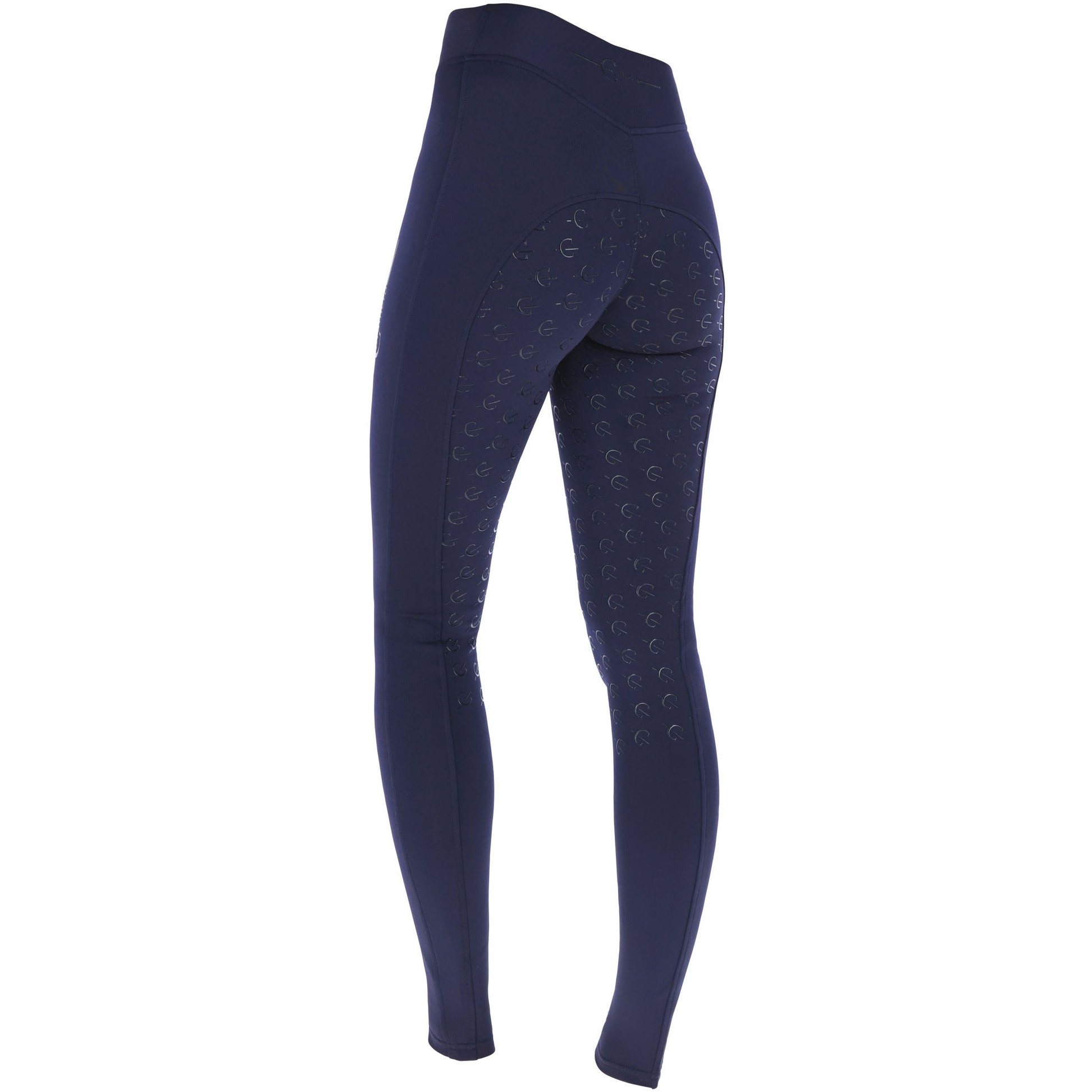 Damen Reitleggings Silikon Vollbesatz CLASSIC STAR navy