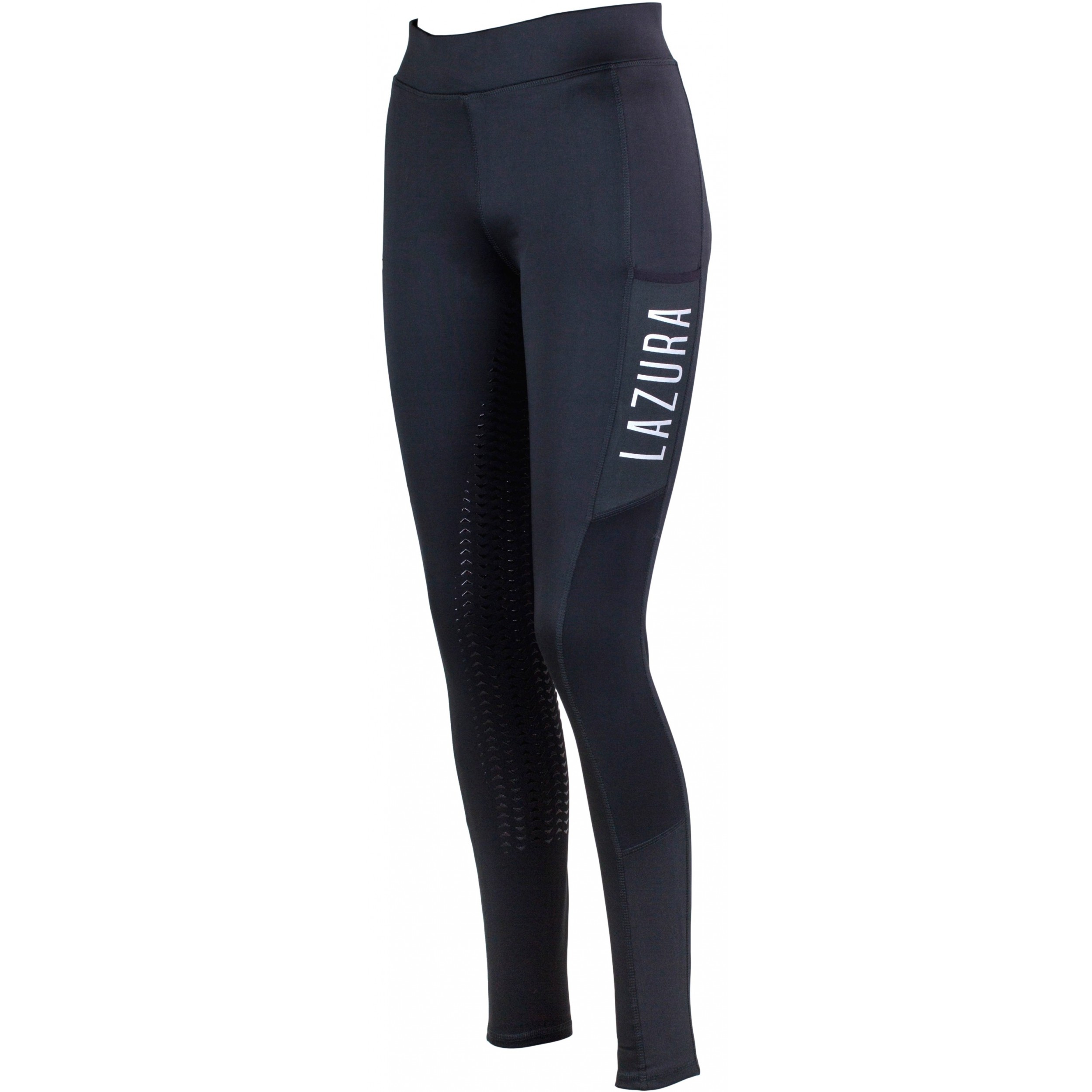 Damen Reitleggings Silikon Vollbesatz EMILIA schwarz