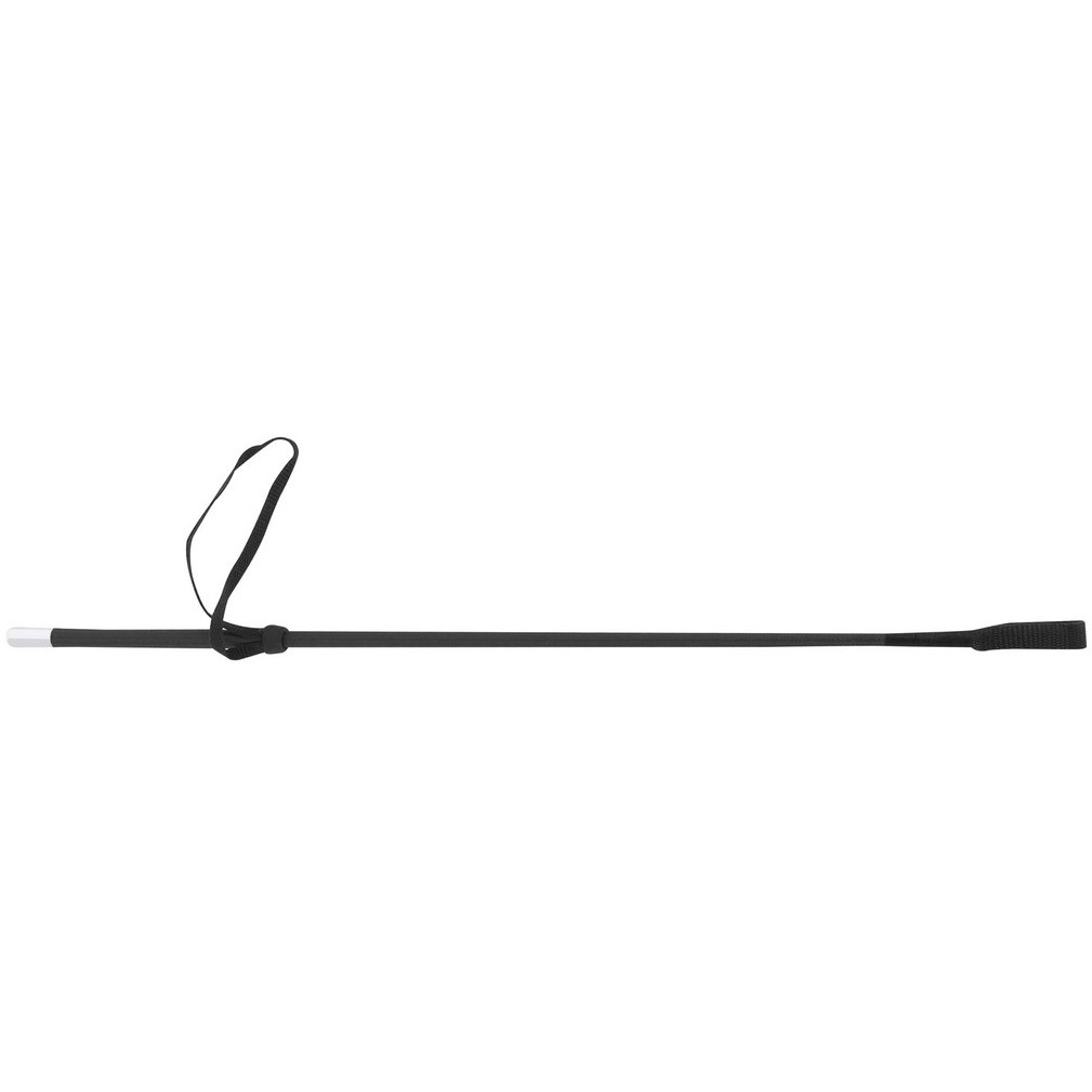 Fiberglas Reitgerte mit Nylon schwarz 61cm