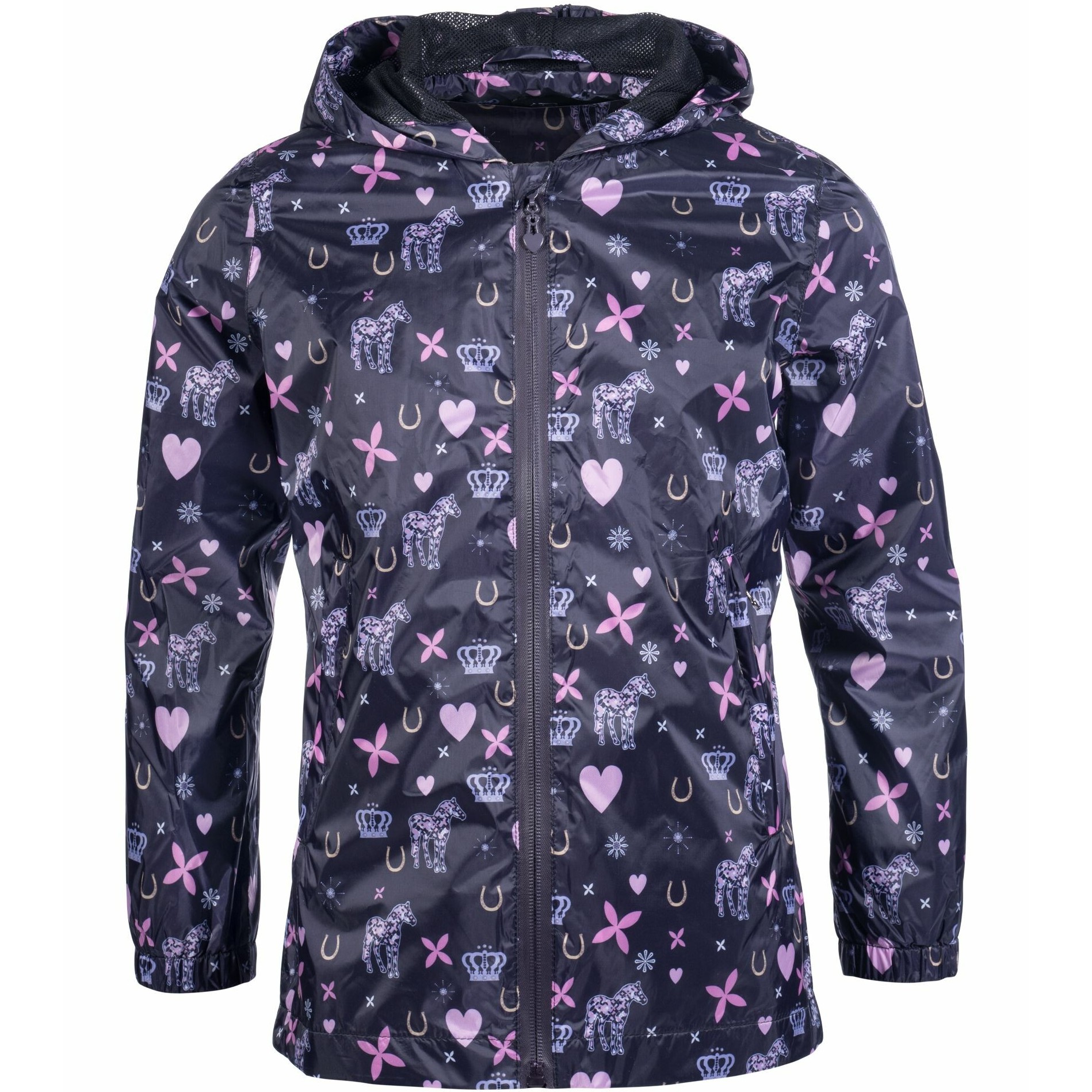 Kinder Regenjacke LOLA dunkellila