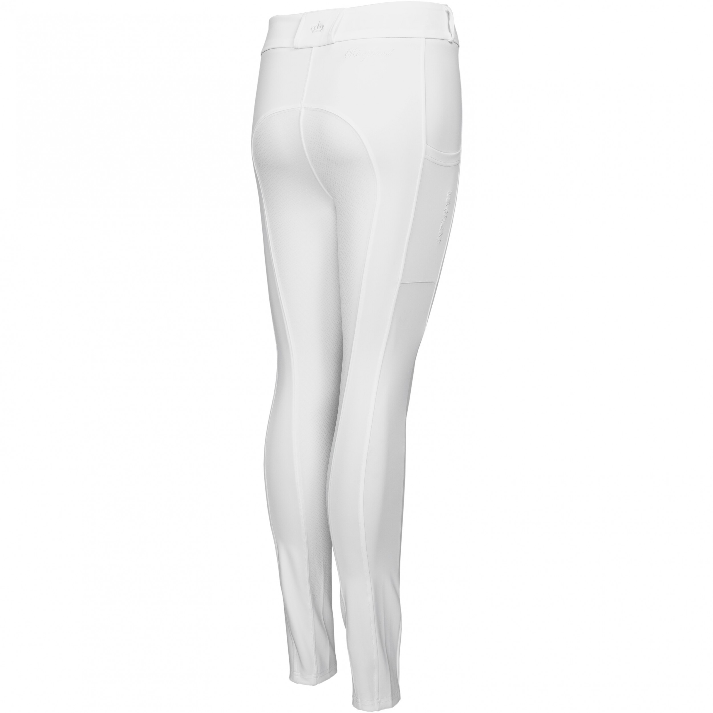 Damen Reithose Silikon Vollbesatz KLKaya F-Tec6 white