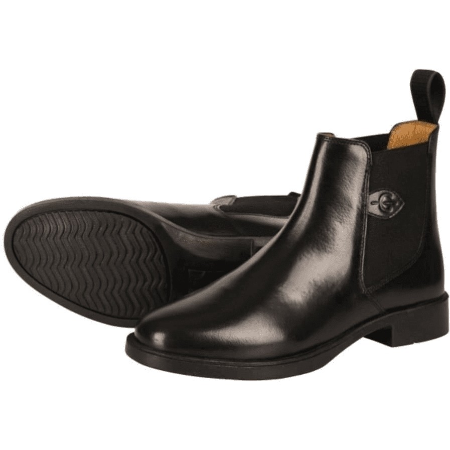 Reitstiefelette CLASSIC Leder schwarz