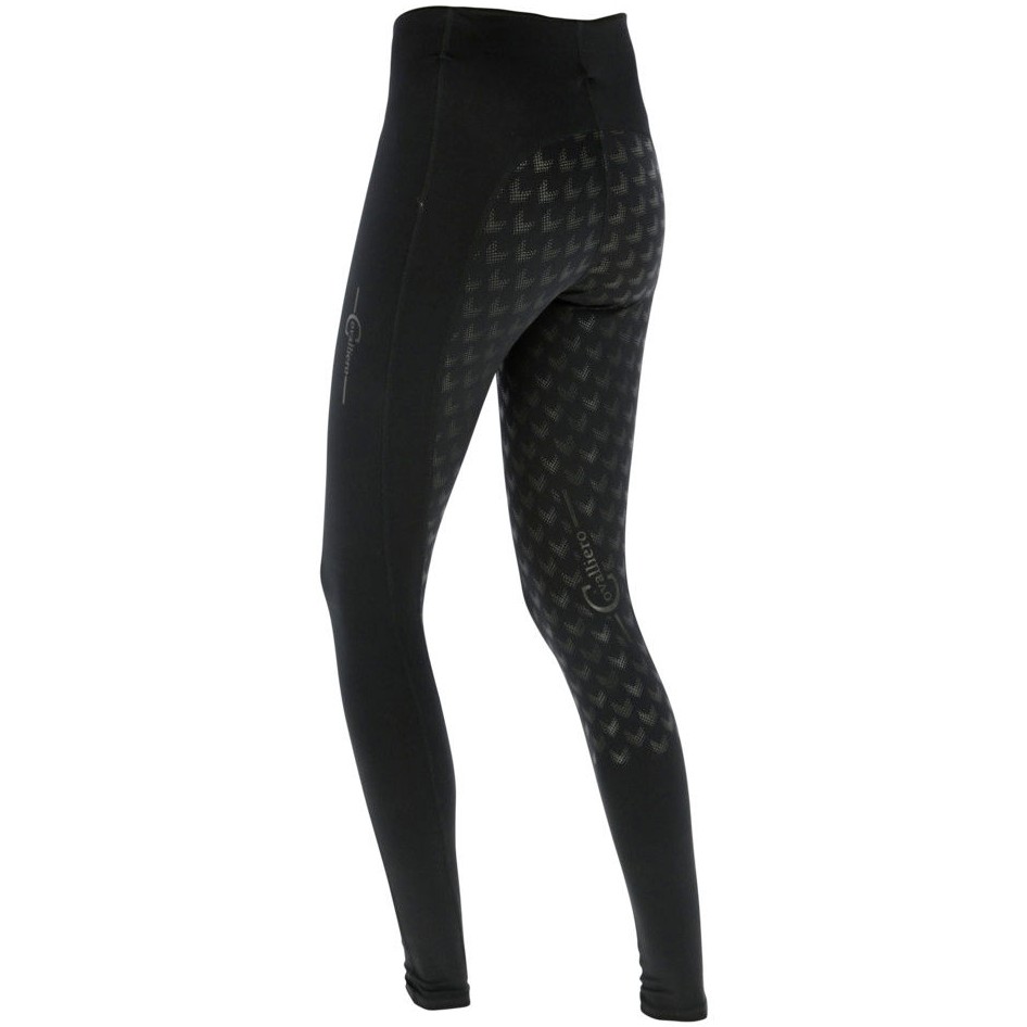 Damen Reitleggings Silikon Vollbesatz EQUONA schwarz