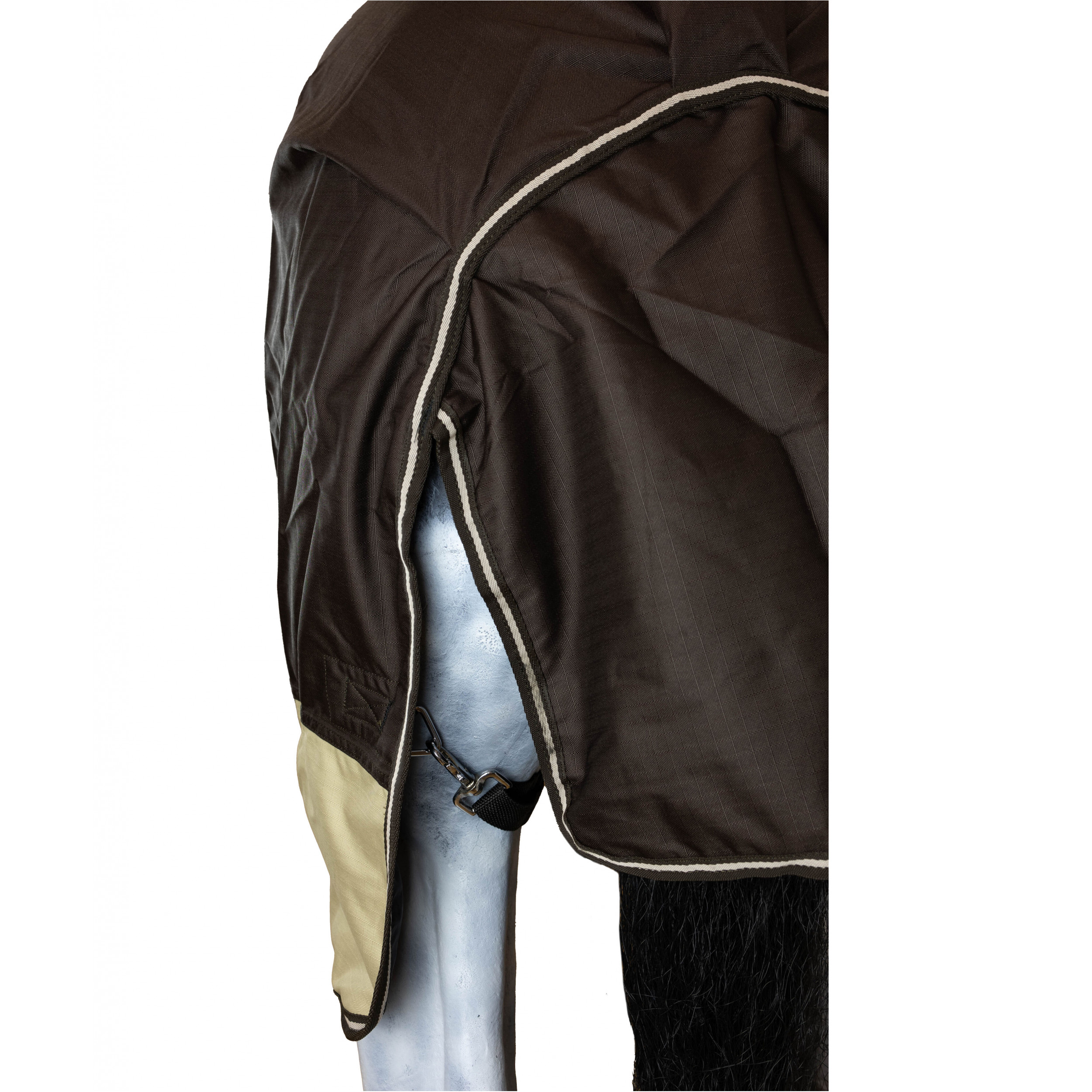 Weidedecke Polarfleece 600D BASICLINE braun/beige