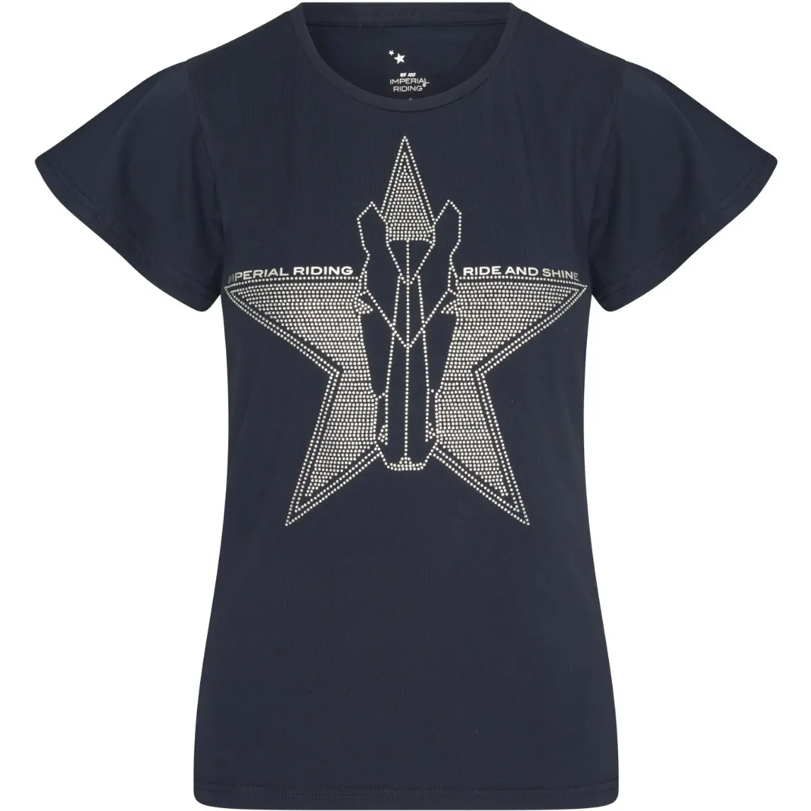 Damen T-Shirt IRHBelle Star navy