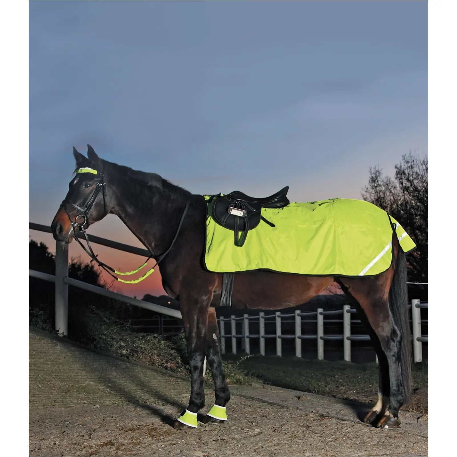 Nierendecke REFLEX Fleece neon gelb