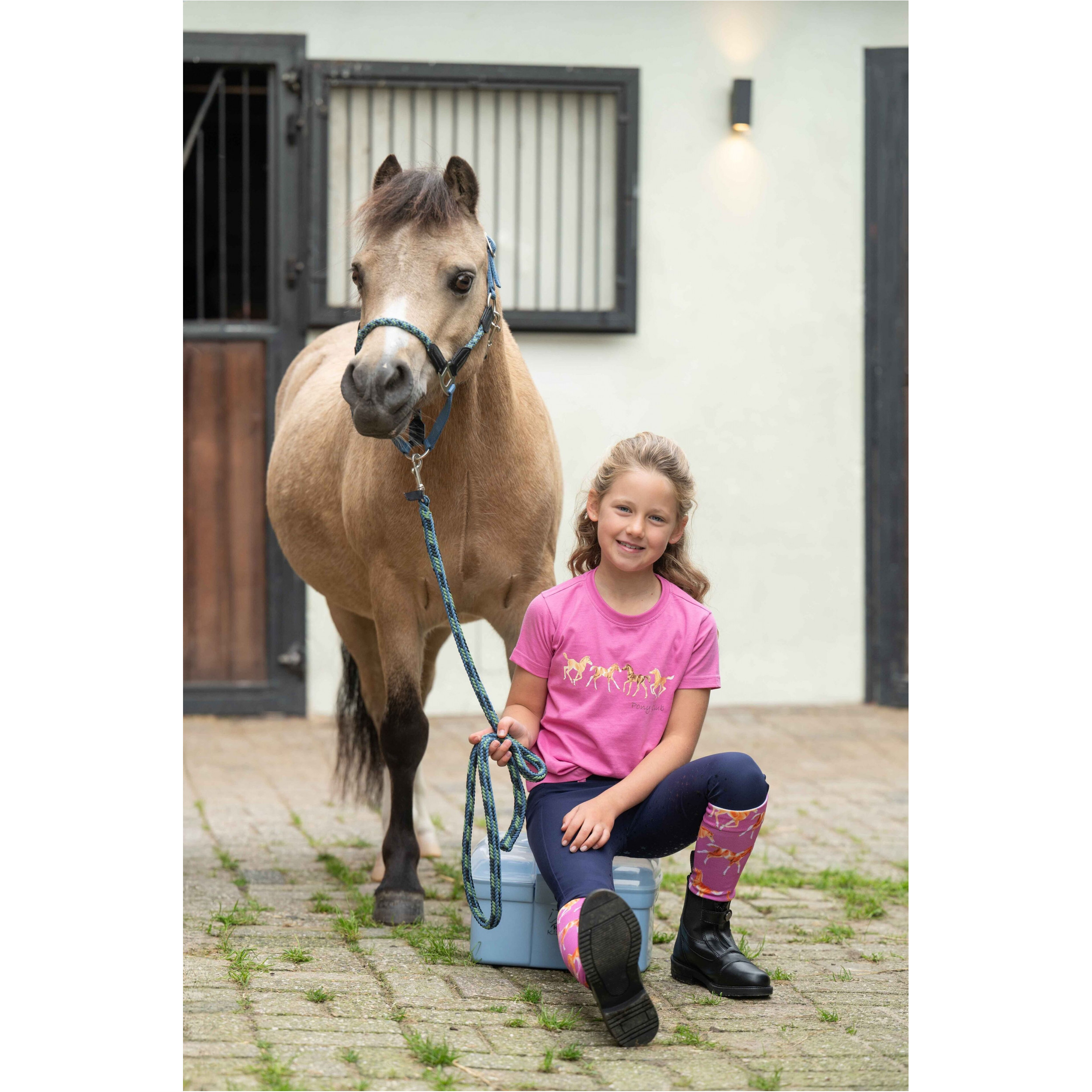 Kinder T-Shirt PONY CLUB pink