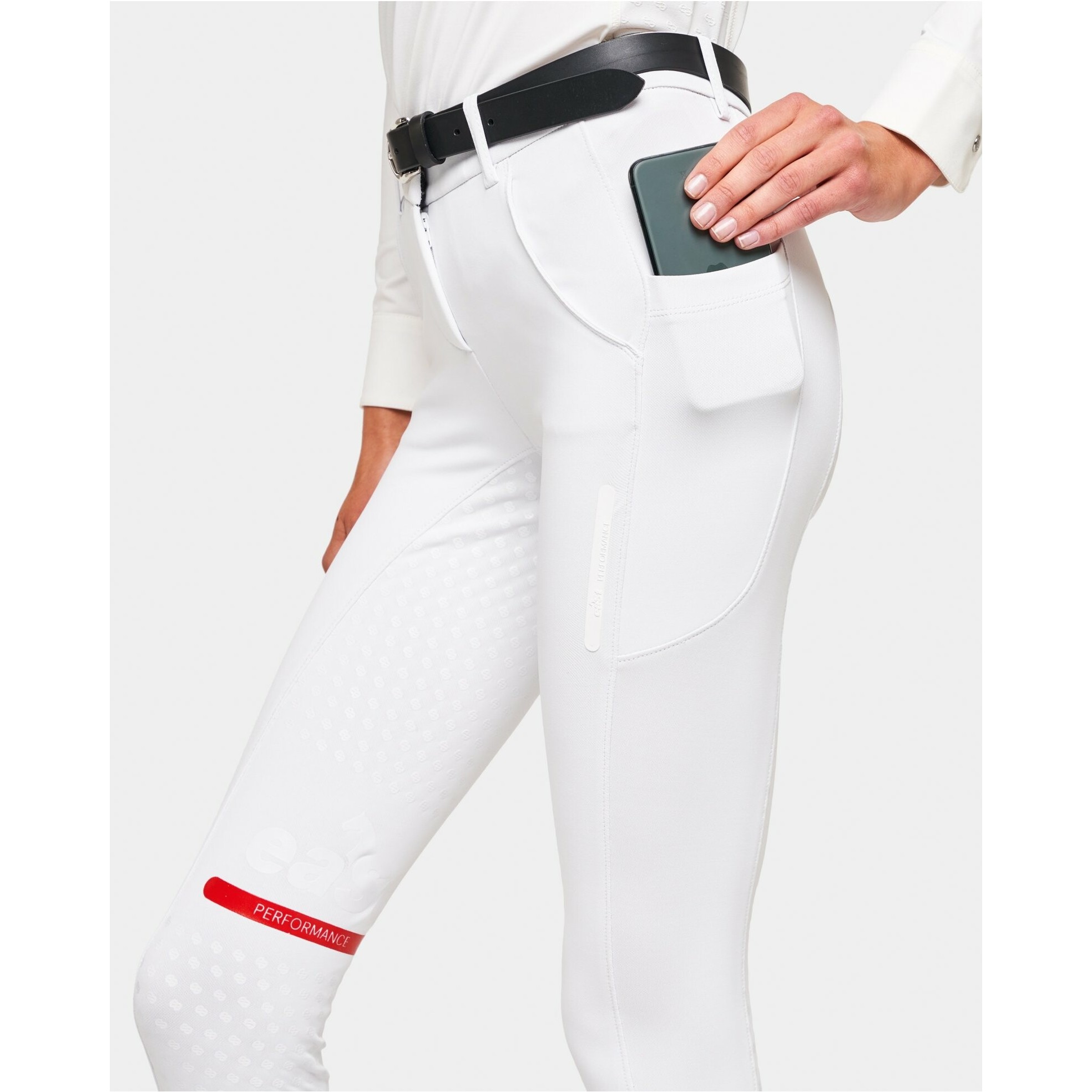 Damen Reithose Silikon Vollbesatz R2 Performance Dressage weiß