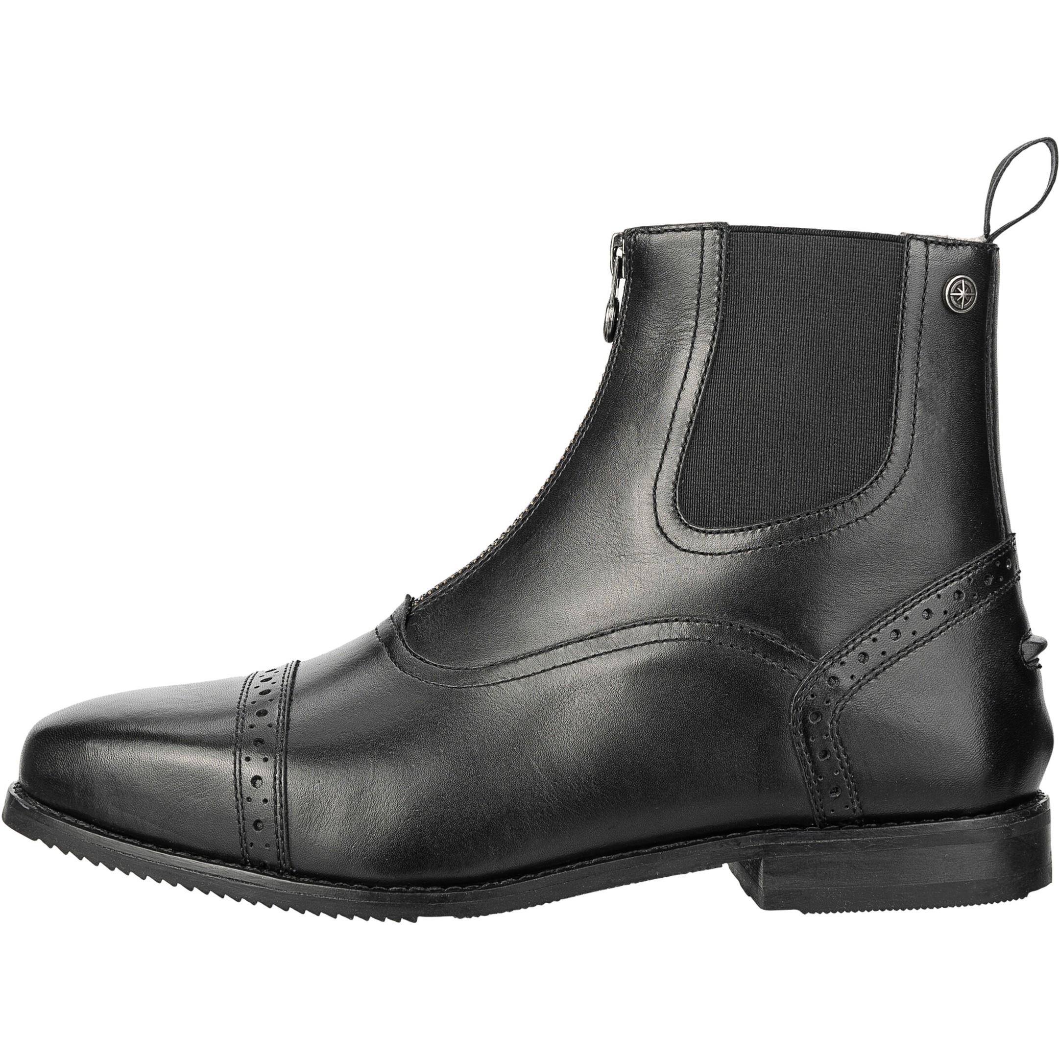 Winter Reitstiefeletten FLORENTINA FZ Merino Echtleder schwarz