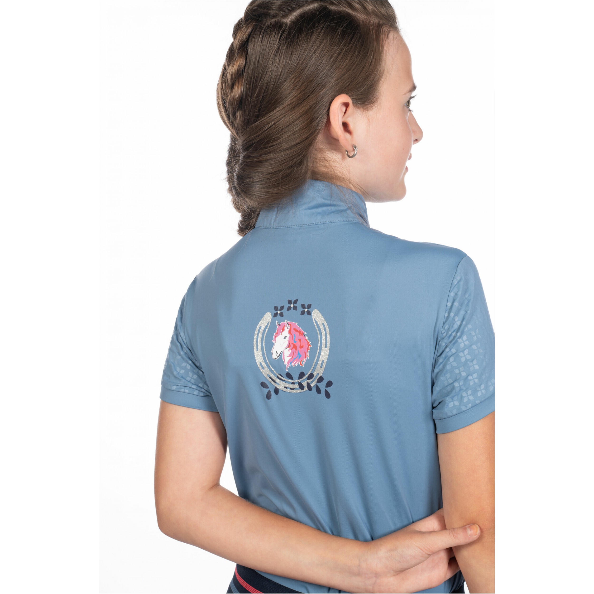 Kinder Funktionsshirt AYMEE rauchblau