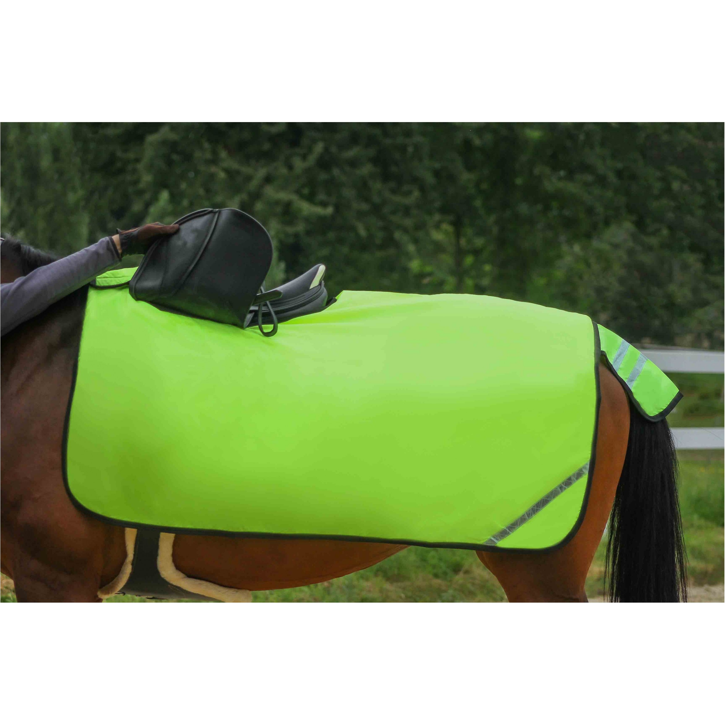 Ausreitdecke REFLEX neon gelb