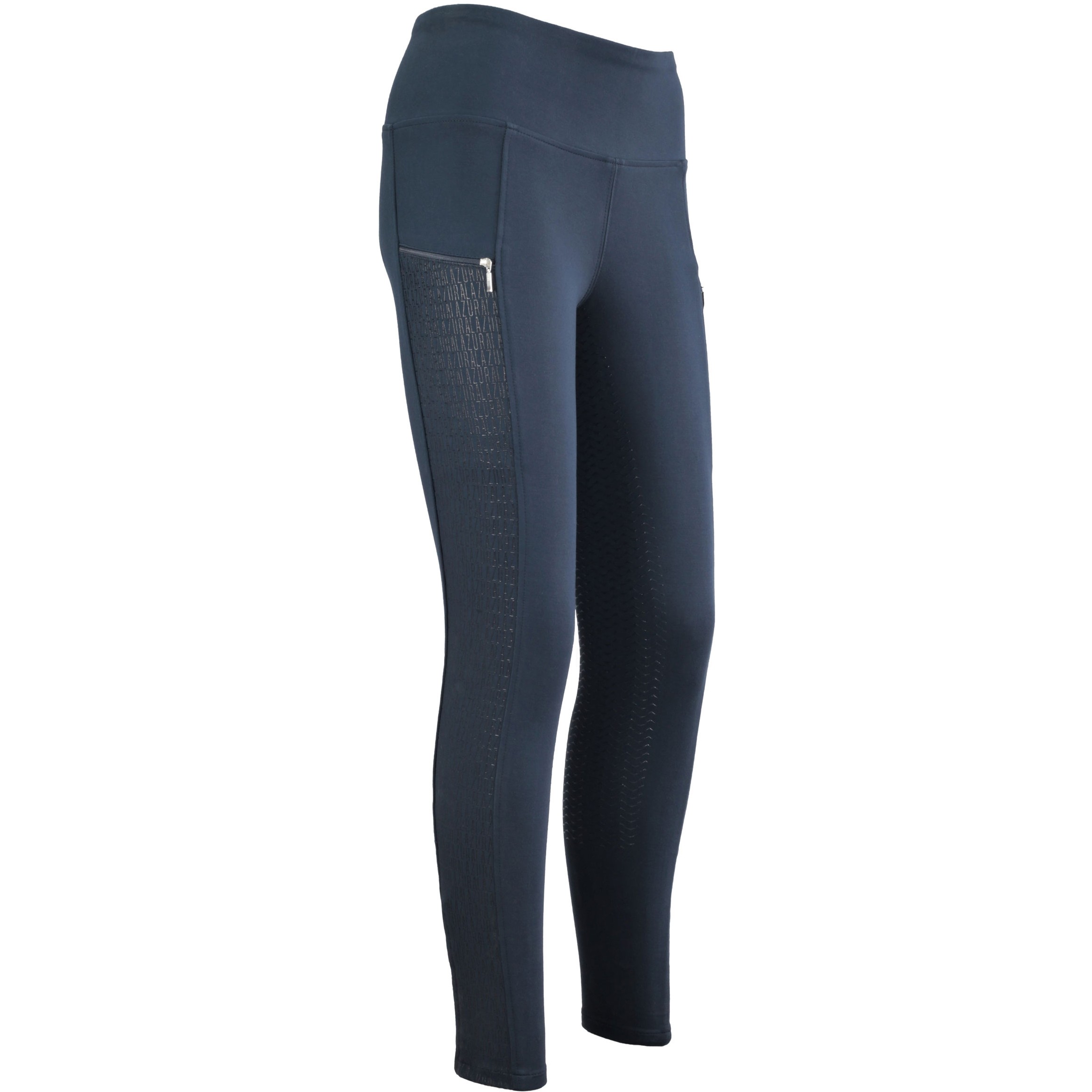 Damen Reitleggings Silikon Vollbesatz DIANA nachtblau