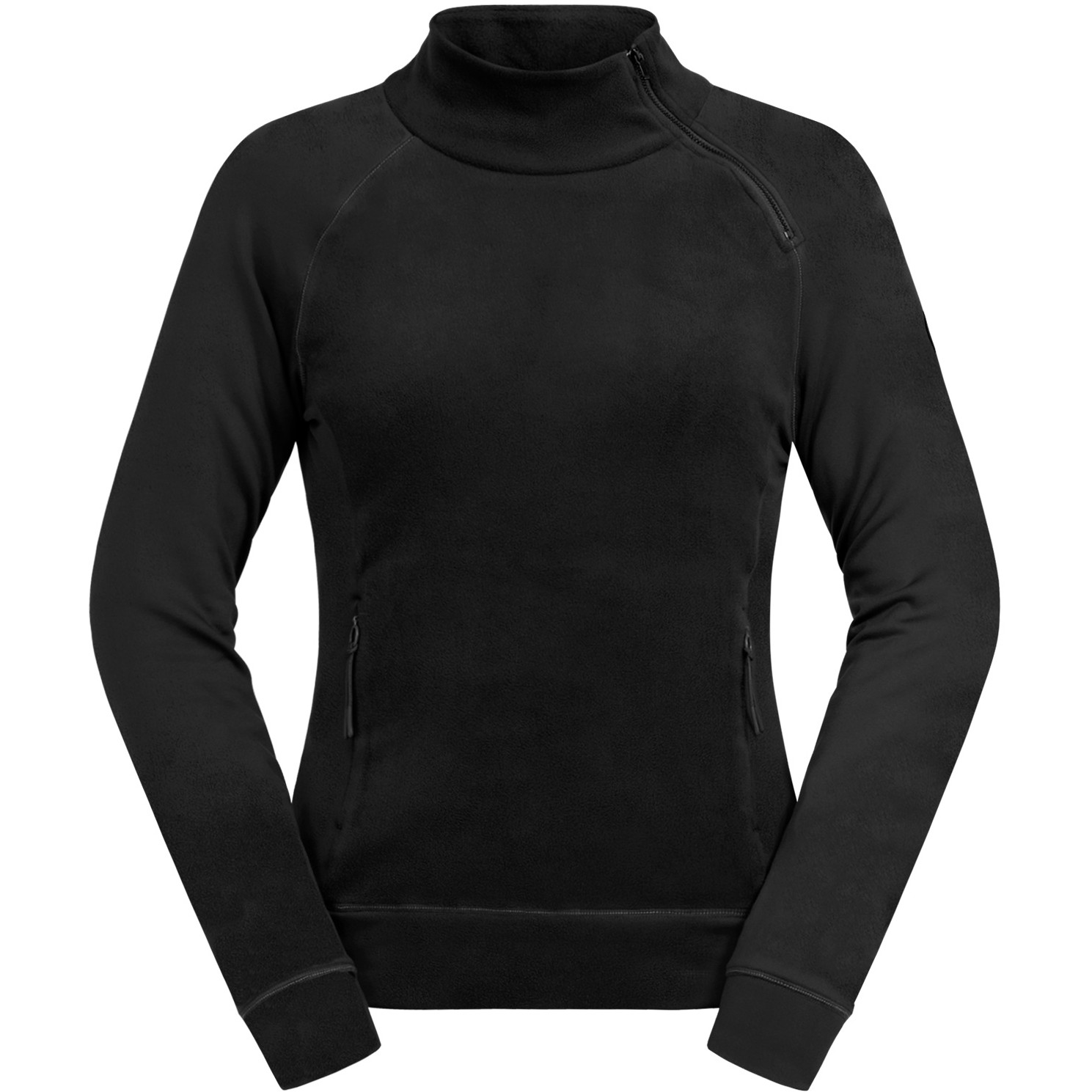 Damen Fleece Pullover OSAKA schwarz