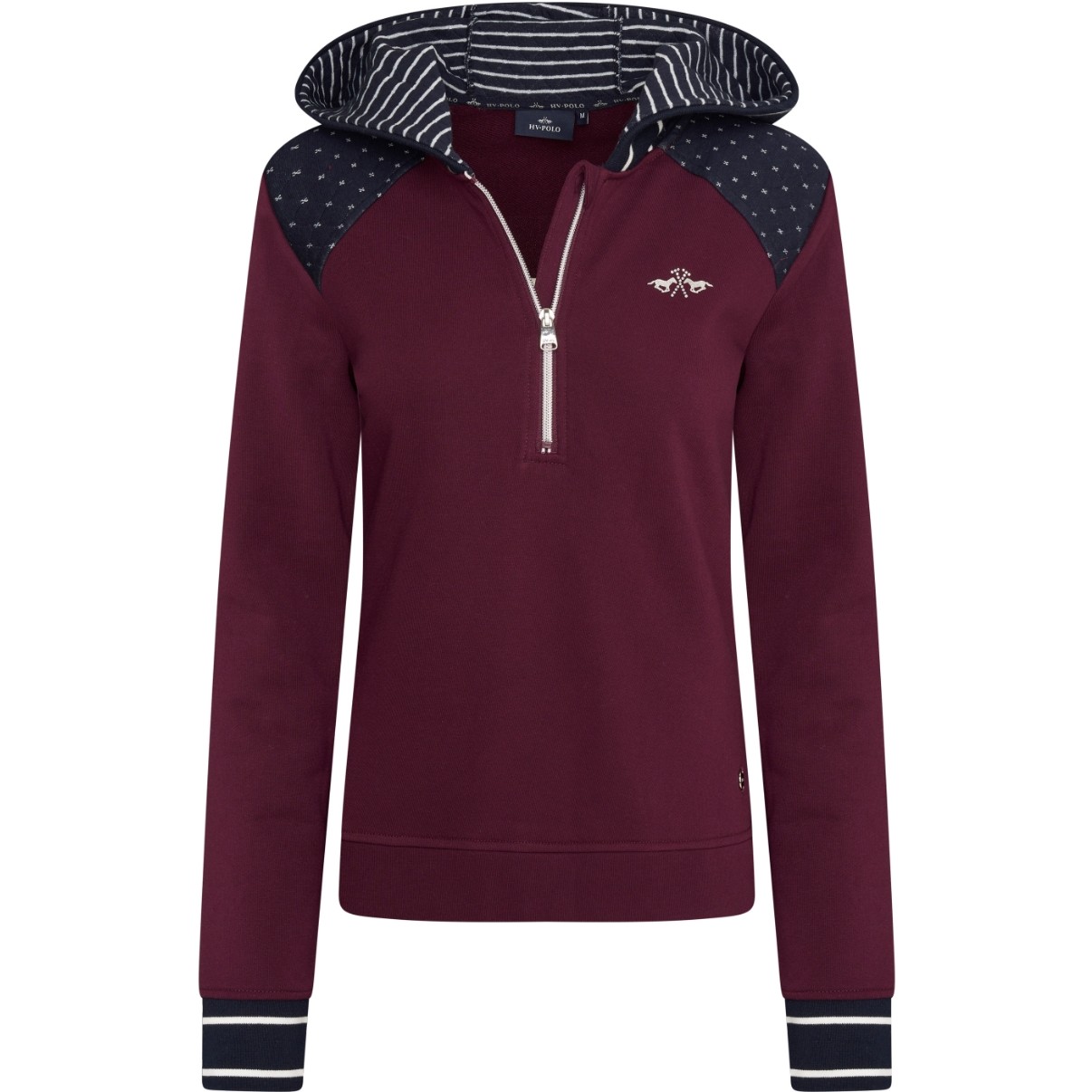 Damen Hoodie HVPCharlize dark berry