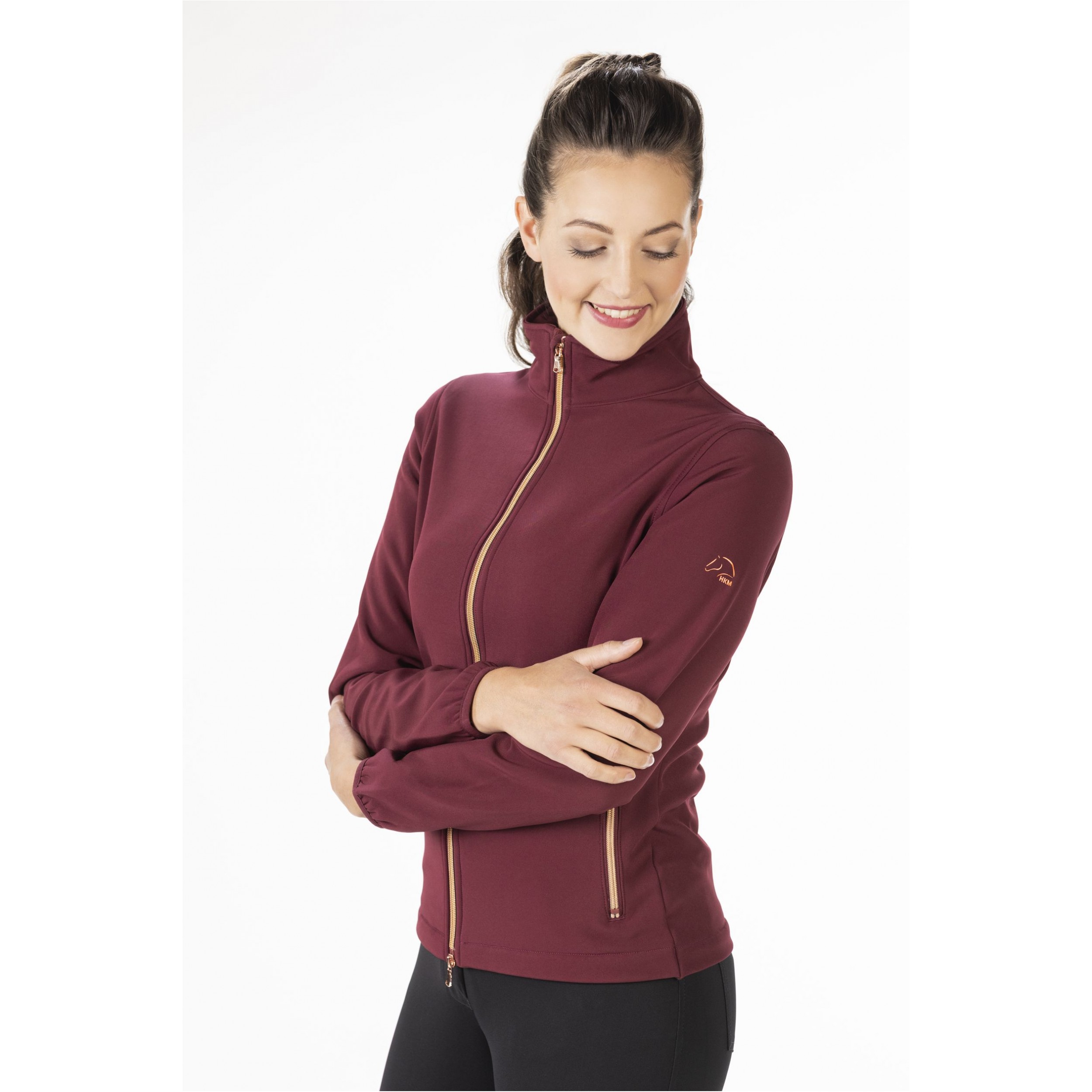 Damen Softshelljacke LILY weinrot