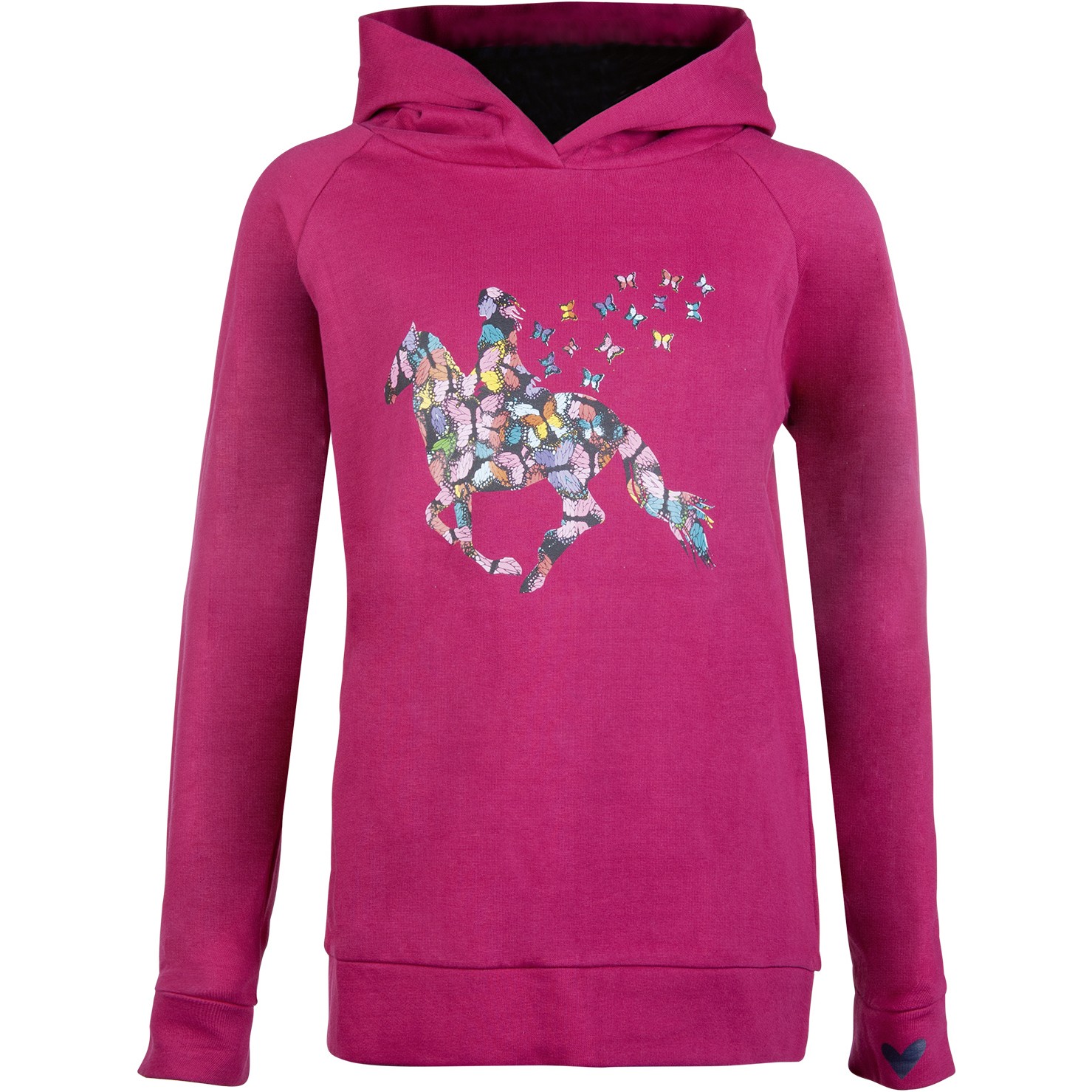 Kinder Hoody BUTTERFLY cranberry