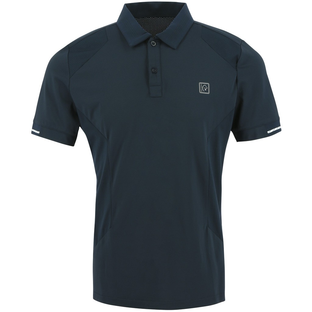 Herren Poloshirt ERIC mit Mesheinsätzen marineblau