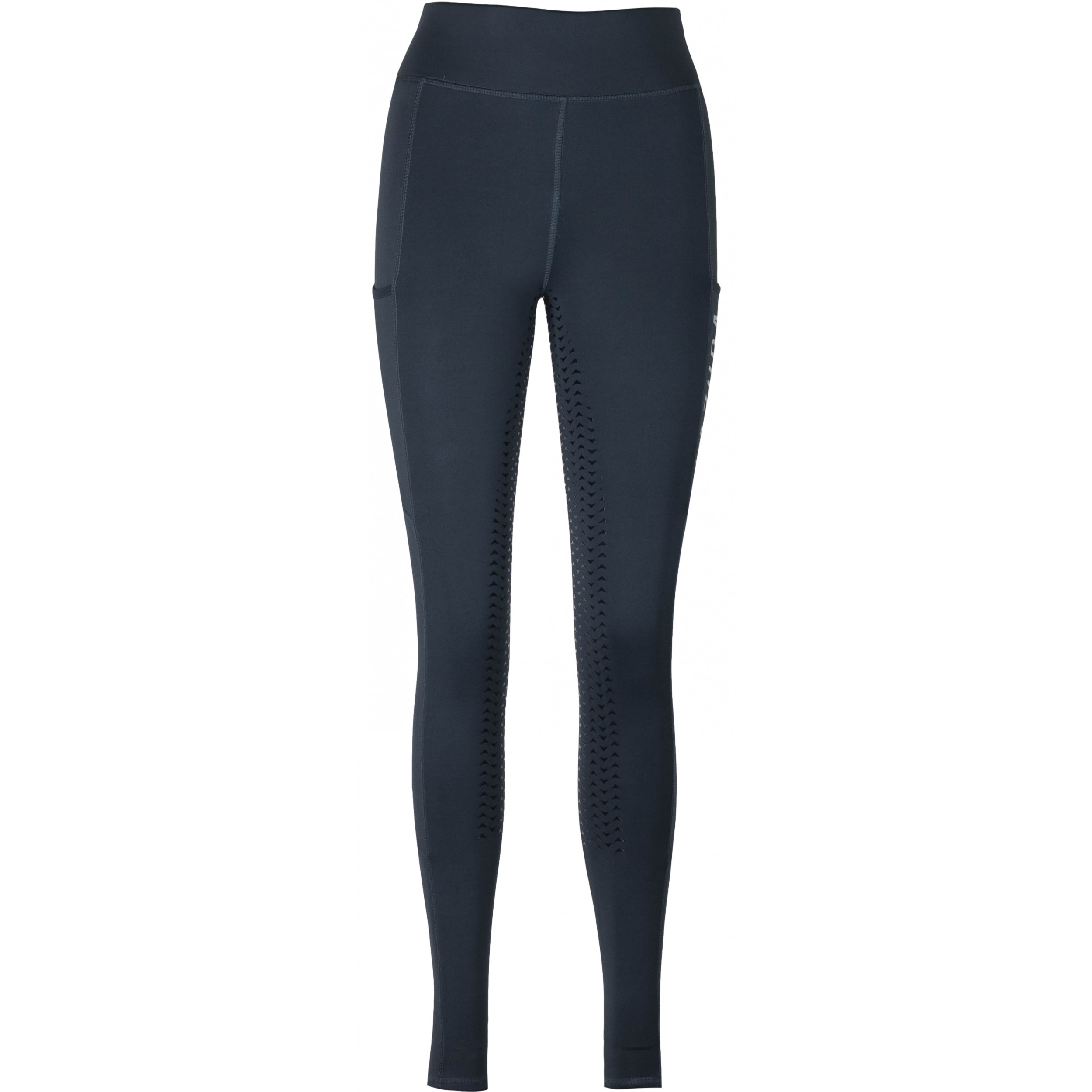 Damen Reitleggings Silikon Vollbesatz EMILIA asphalt