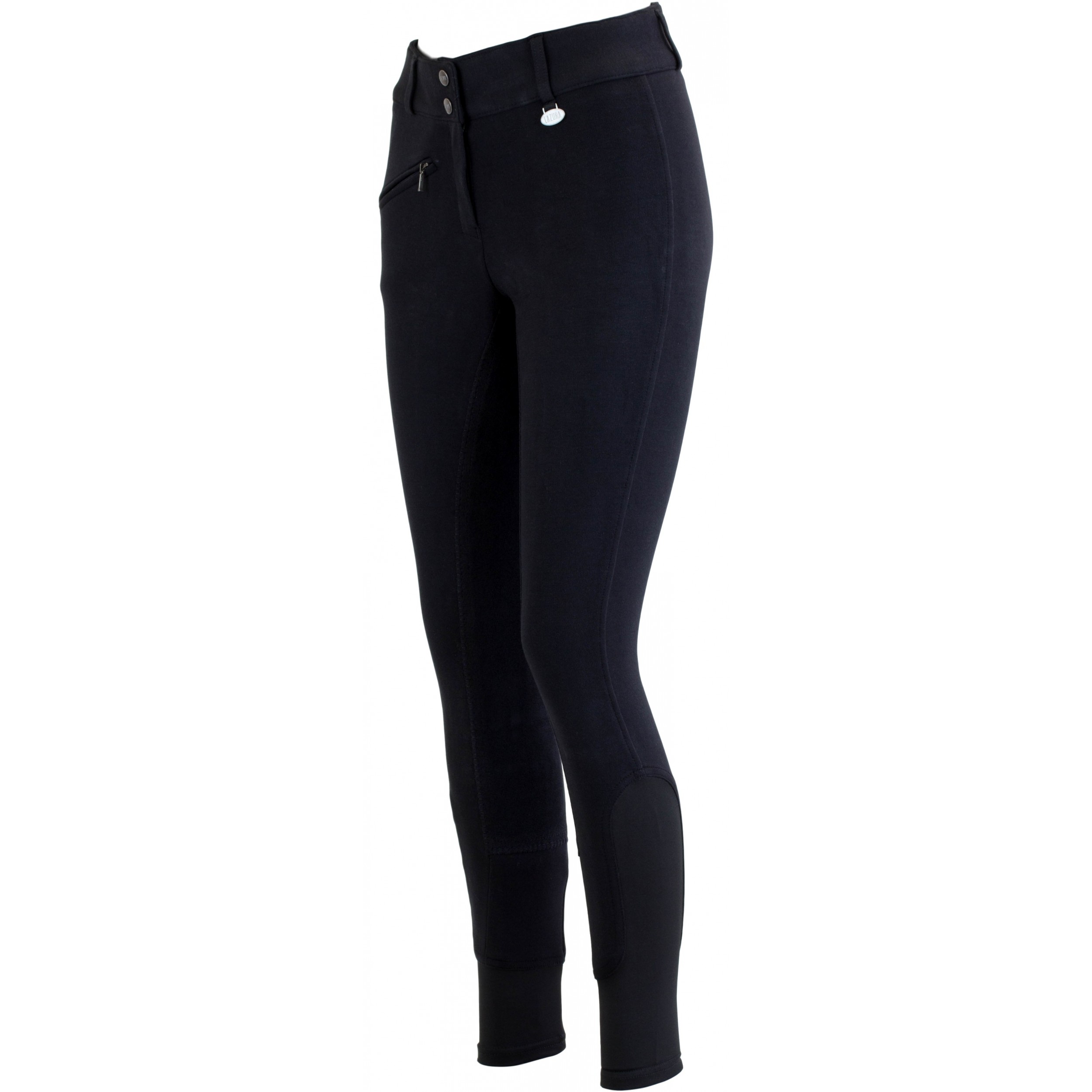 Damen Reithose Vollbesatz COMFORT Hochbund schwarz