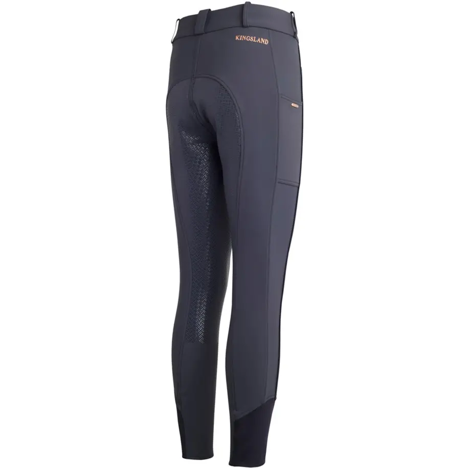 Winter Damen Reithose Silikon Vollbesatz KLKailey W E-Tec4 navy