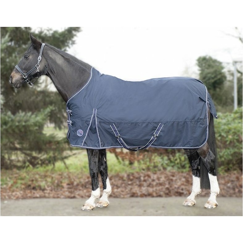 Weidedecke Highneck 600D mit Polarfleece STARTER dunkelblau