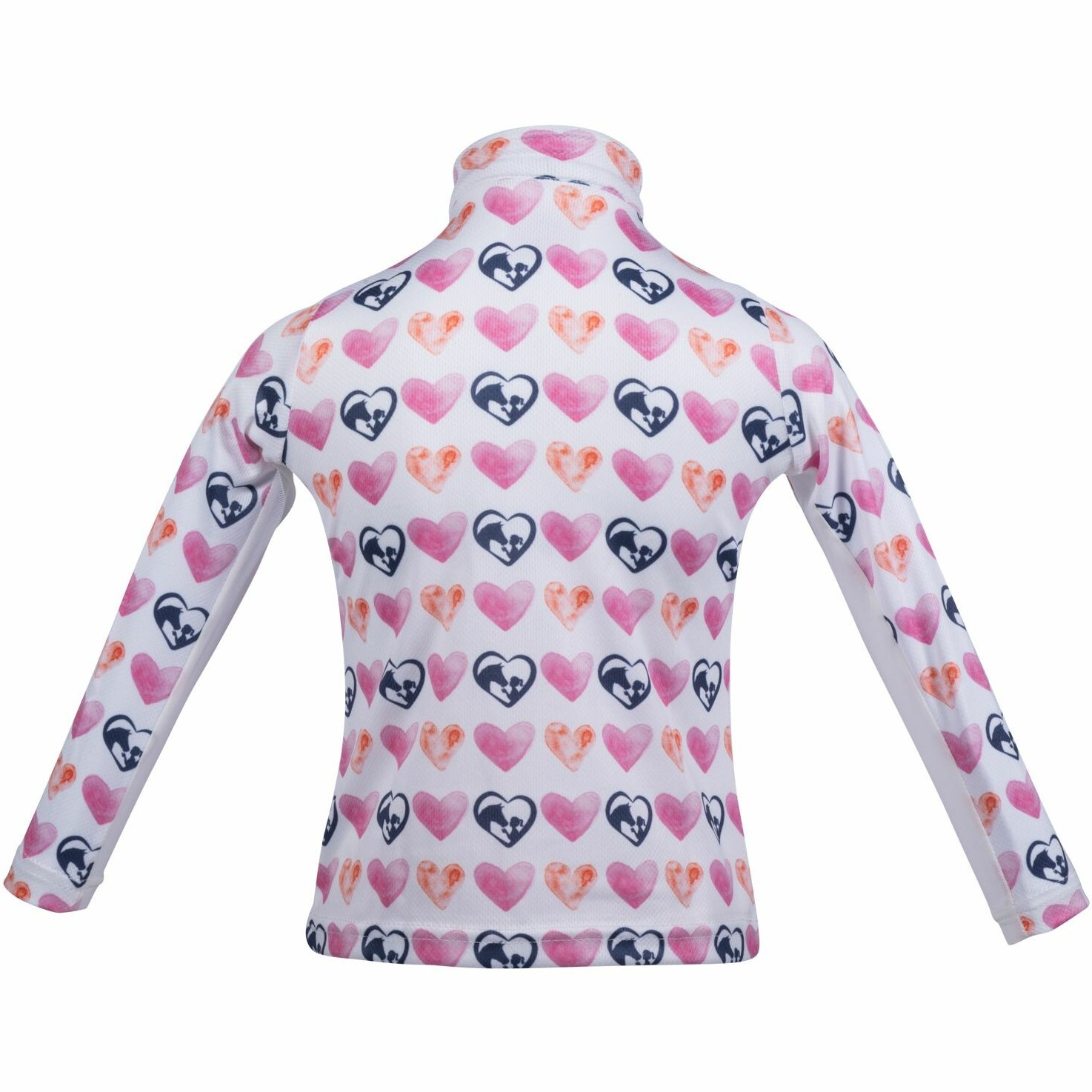 Kinder Funktionsshirt HEARTS KIDS weiß/pink