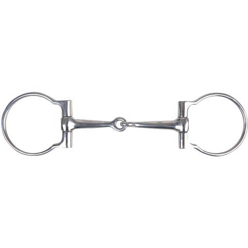 Westerngebiss D-Ring einfach gebrochen SNAFFLE 14mm