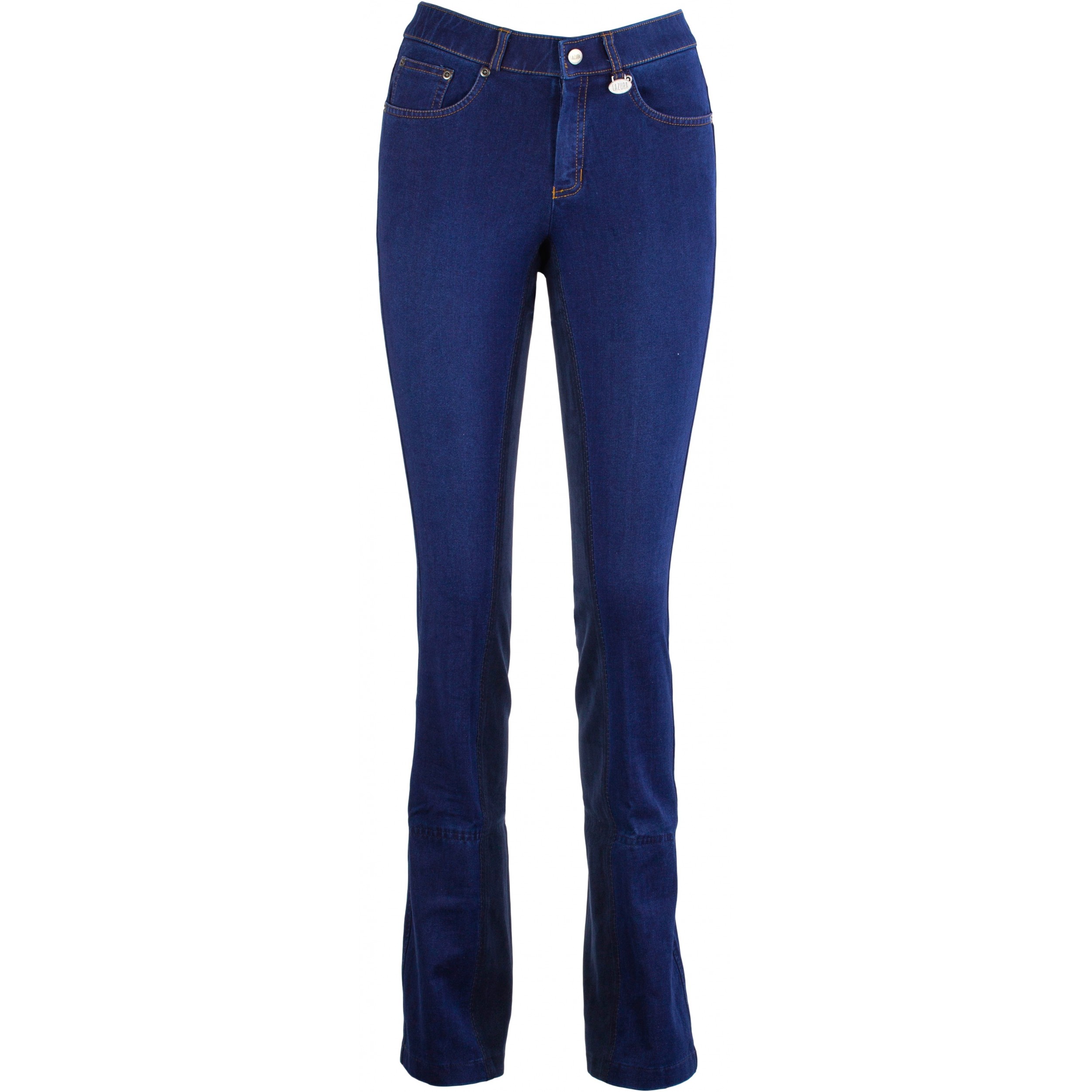 Damen Jodhpur Reithose Vollbesatz DINA Jeans jeansblau/nachtblau