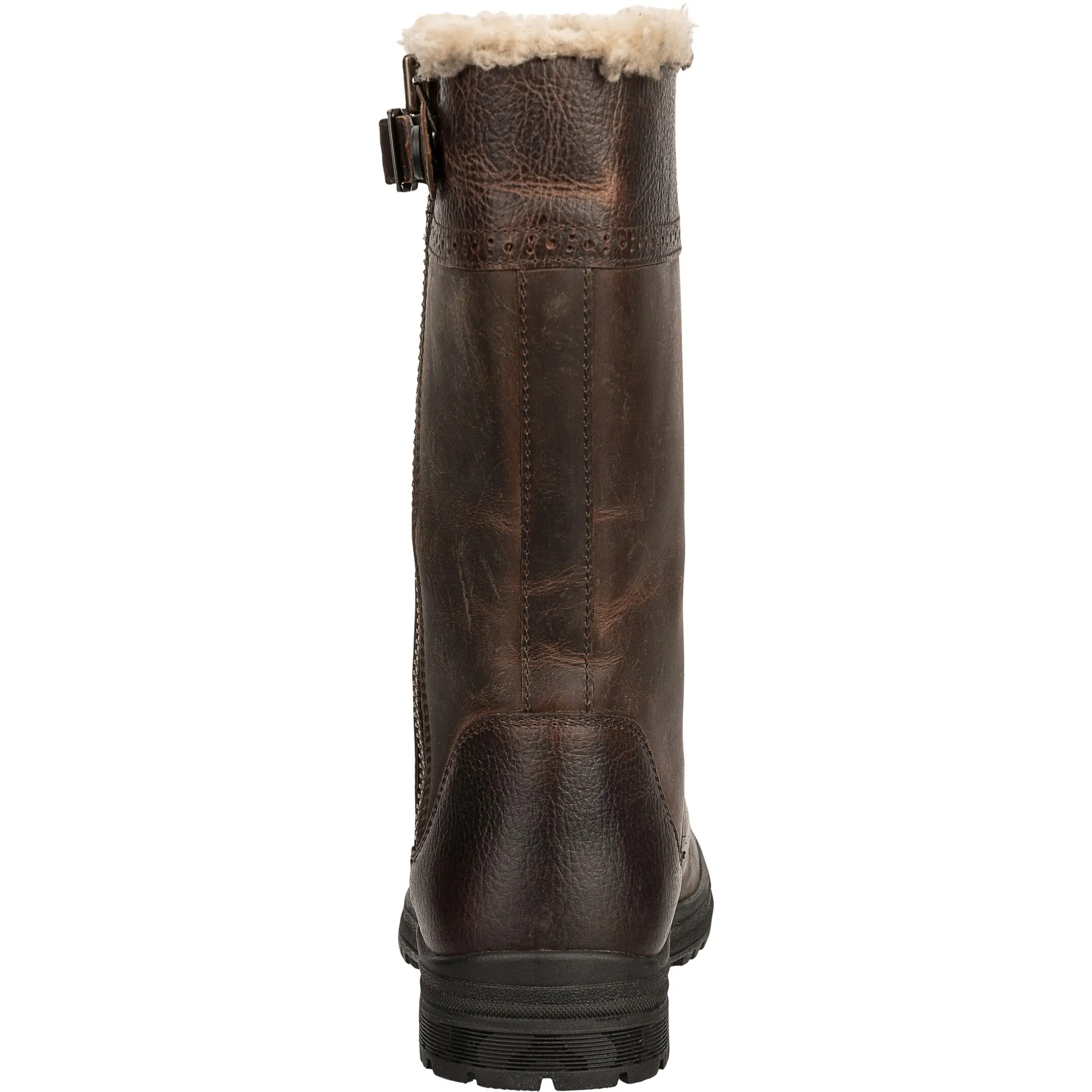 Winter Damen Reitstiefel DUFLON Echtleder waxy brown