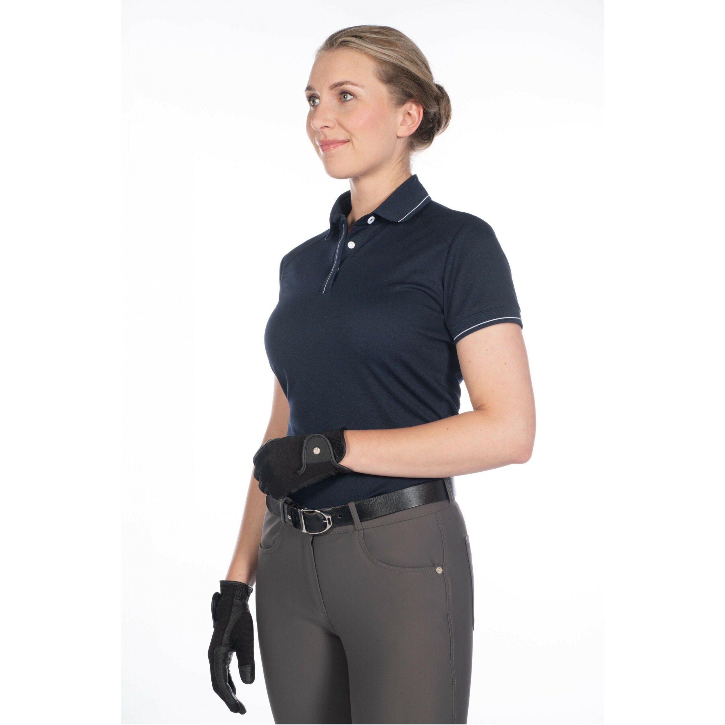 Damen Poloshirt CATHERINE dunkelblau