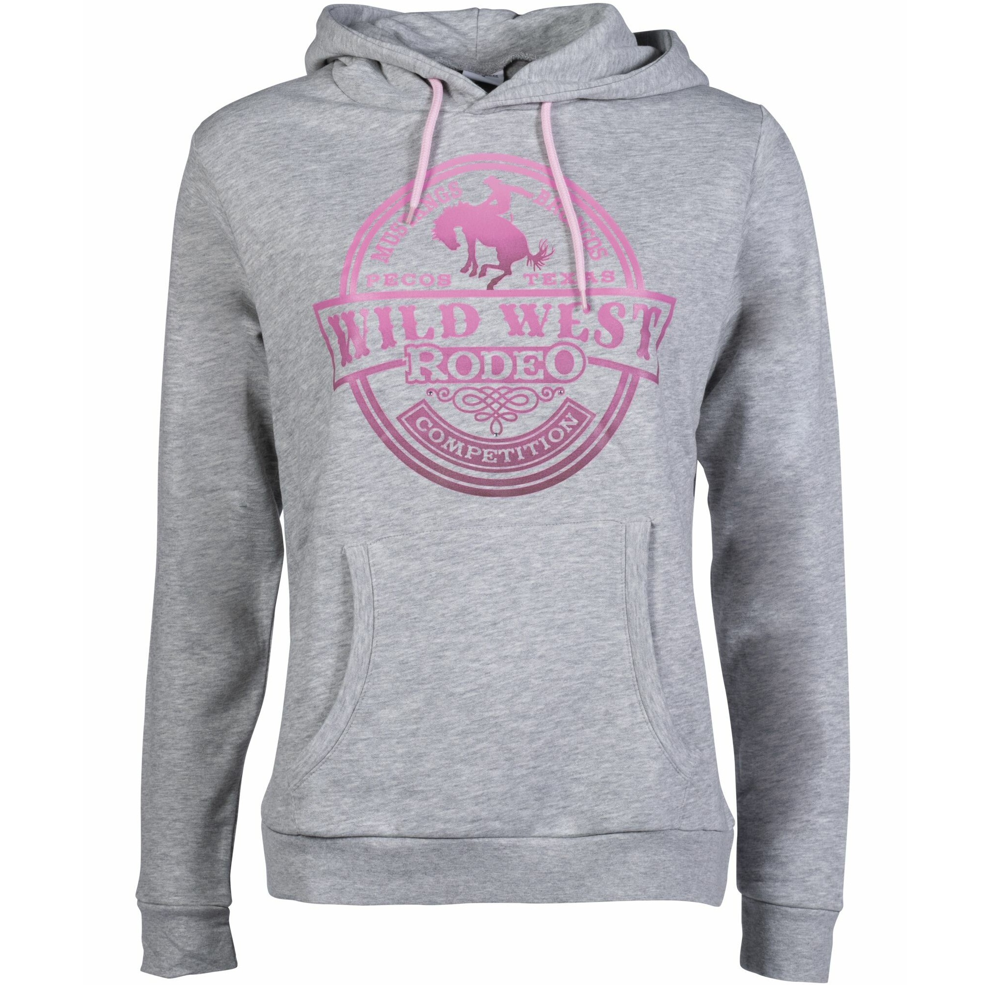 Damen Hoody WILD WEST hellgrau