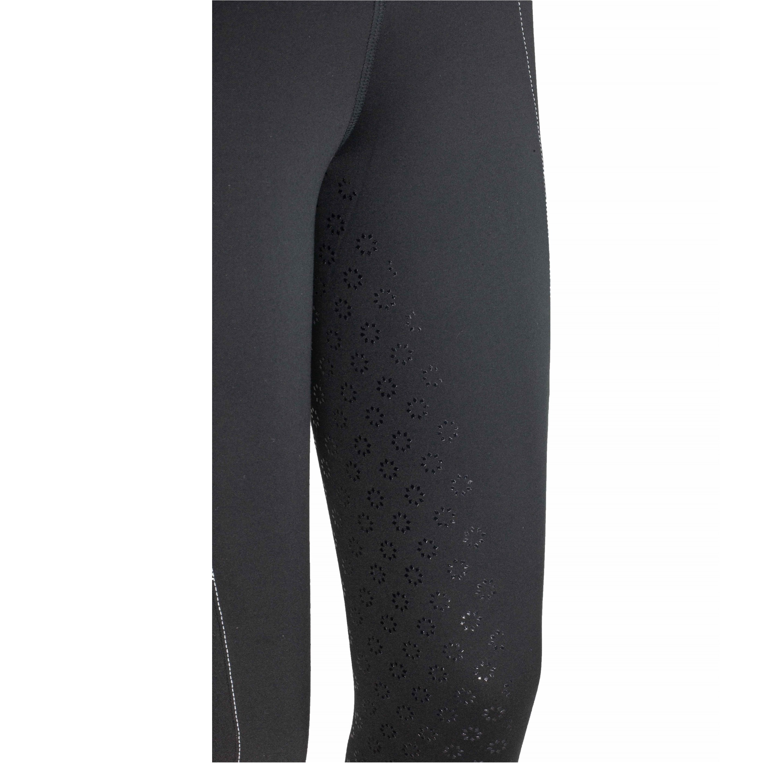 Winter Kinder Reitleggings Silikon Vollbesatz LISA schwarz