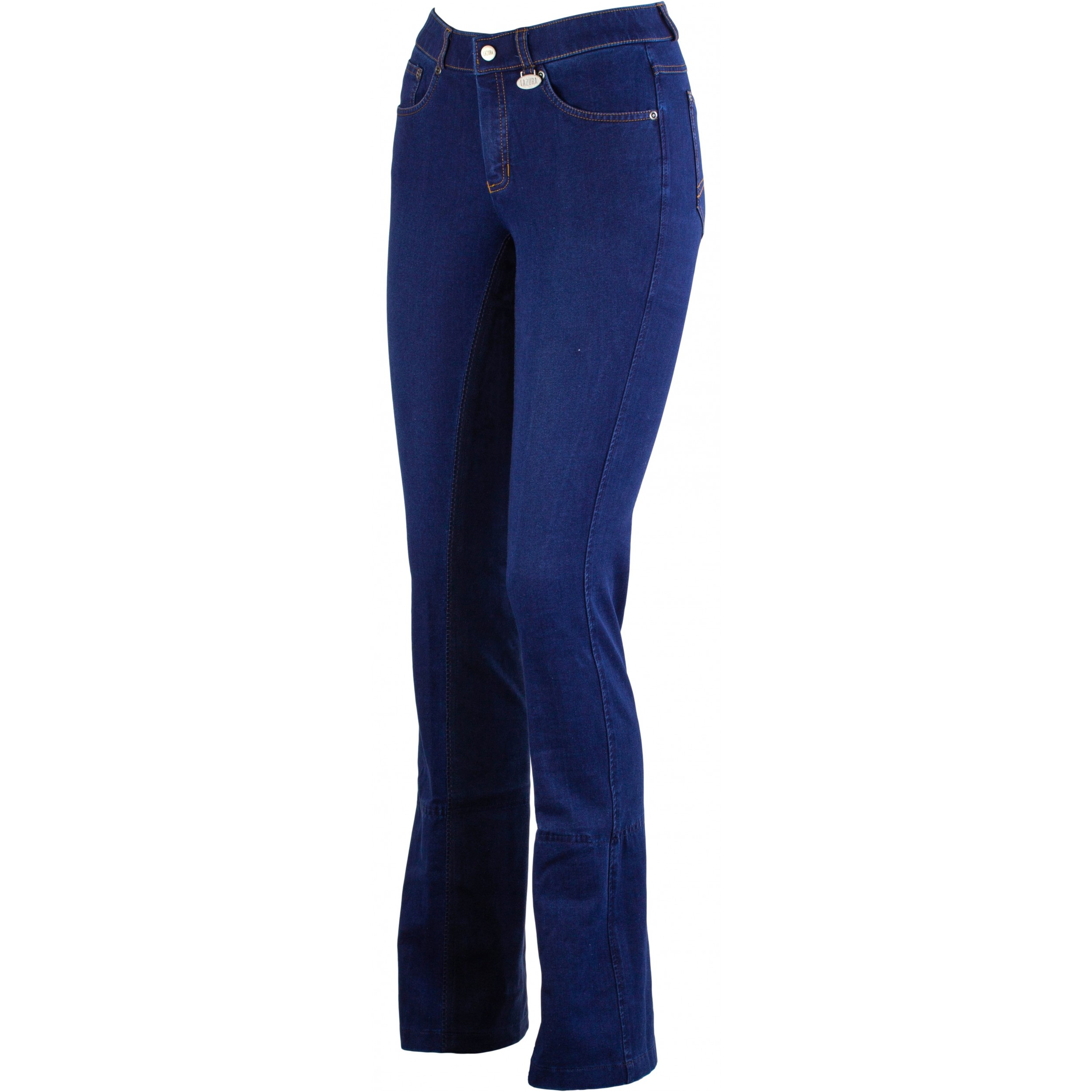 Damen Jodhpur Reithose Vollbesatz DINA Jeans jeansblau/nachtblau