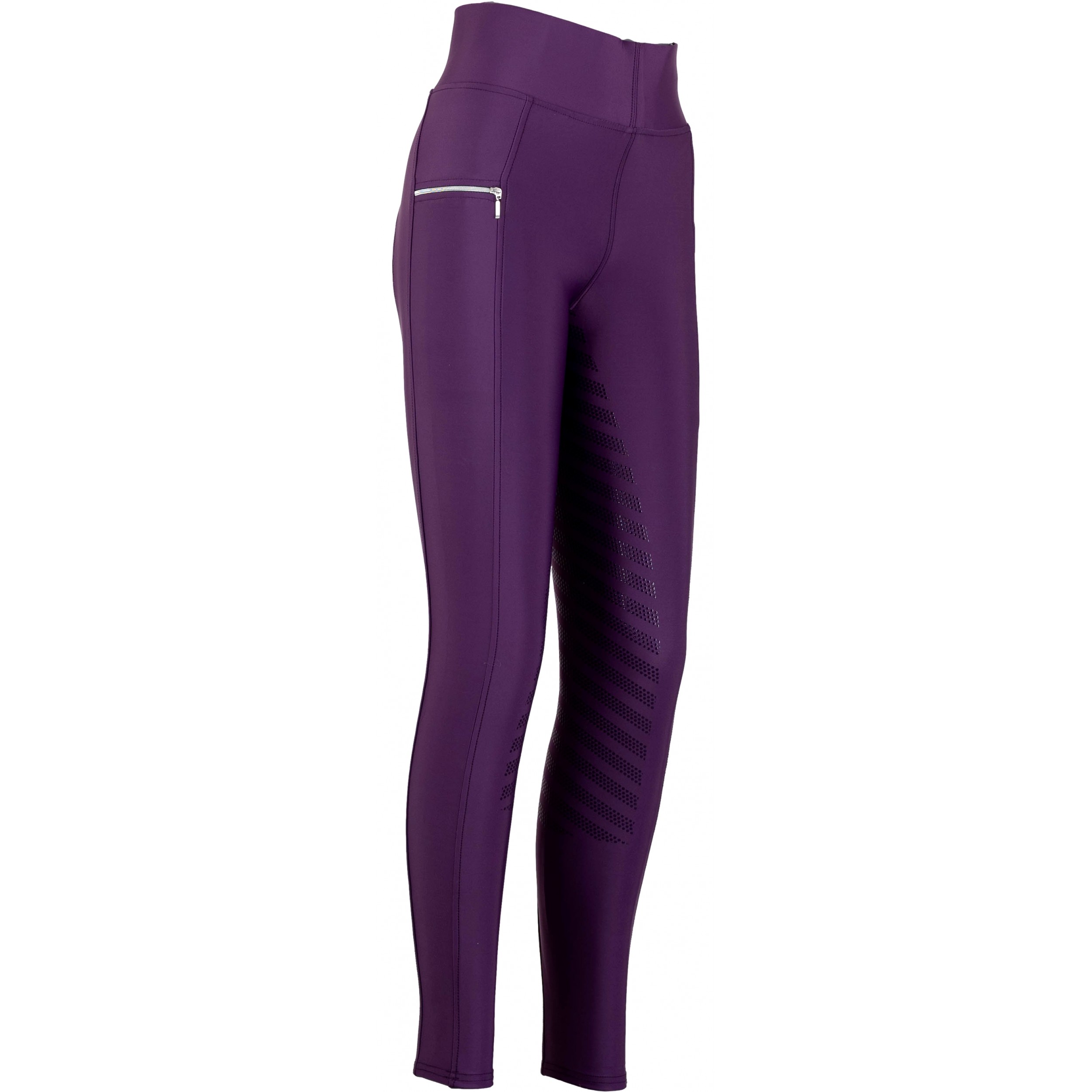 Damen Reitleggings Silikon Vollbesatz FENJA mauve