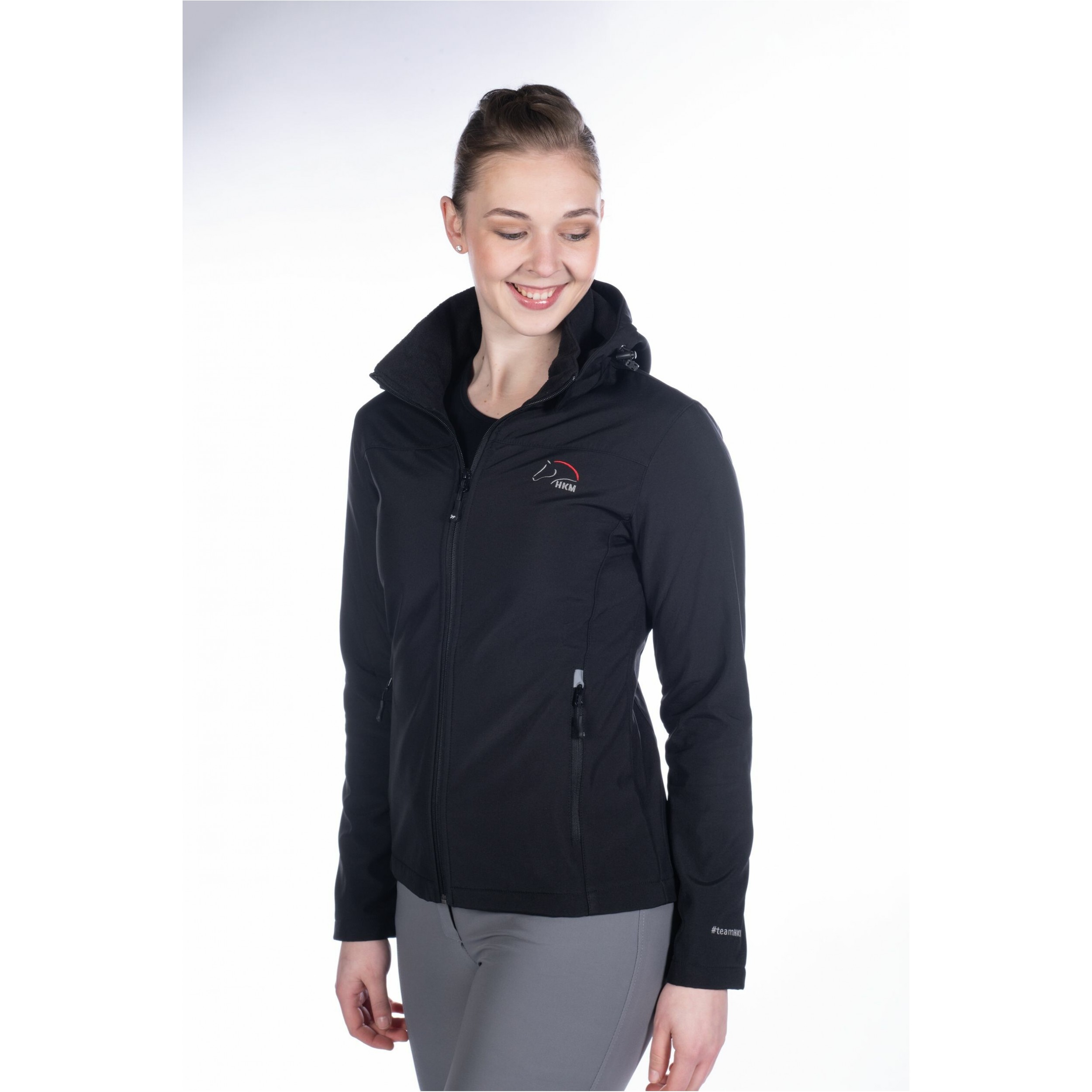 Damen Softshelljacke TEAM schwarz