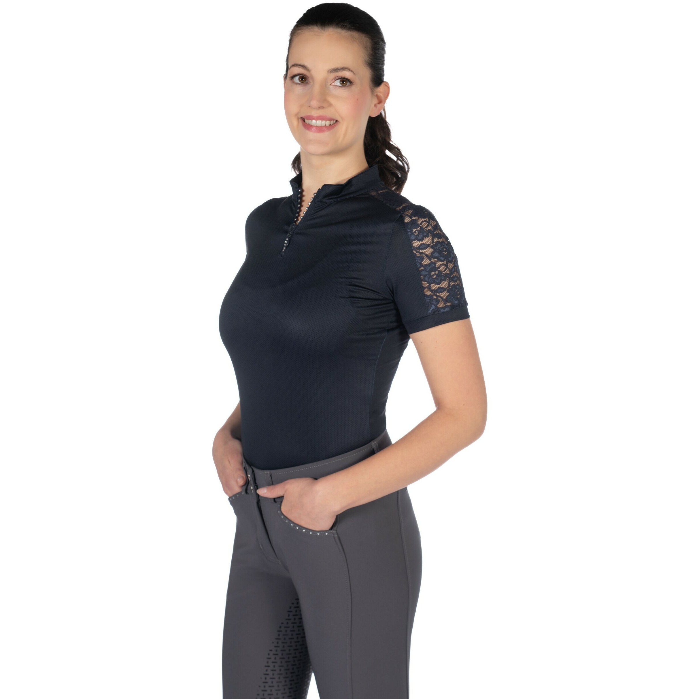 Damen Funktionsshirt Kurzarm NELLY dunkelblau