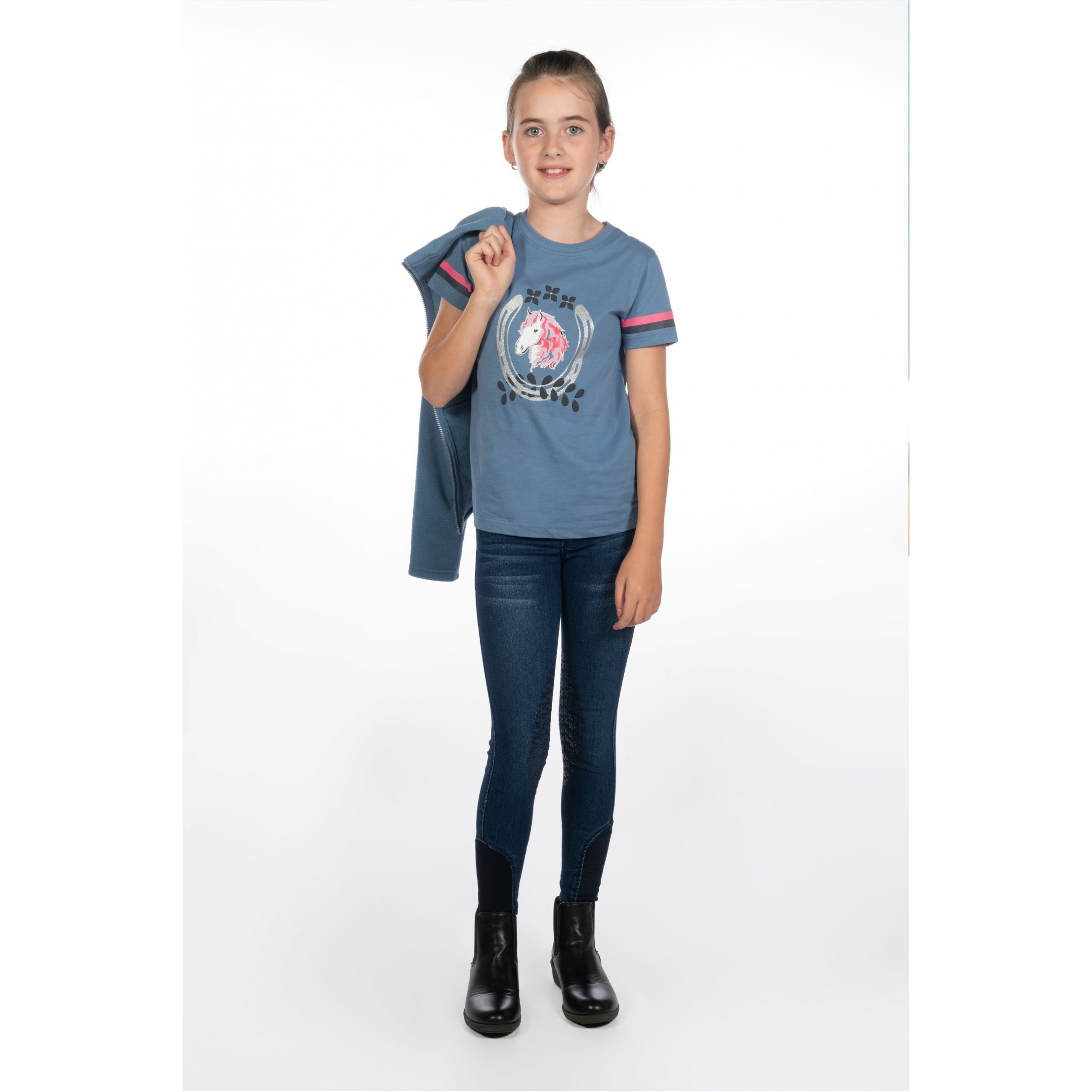 Kinder T-Shirt AYMEE rauchblau