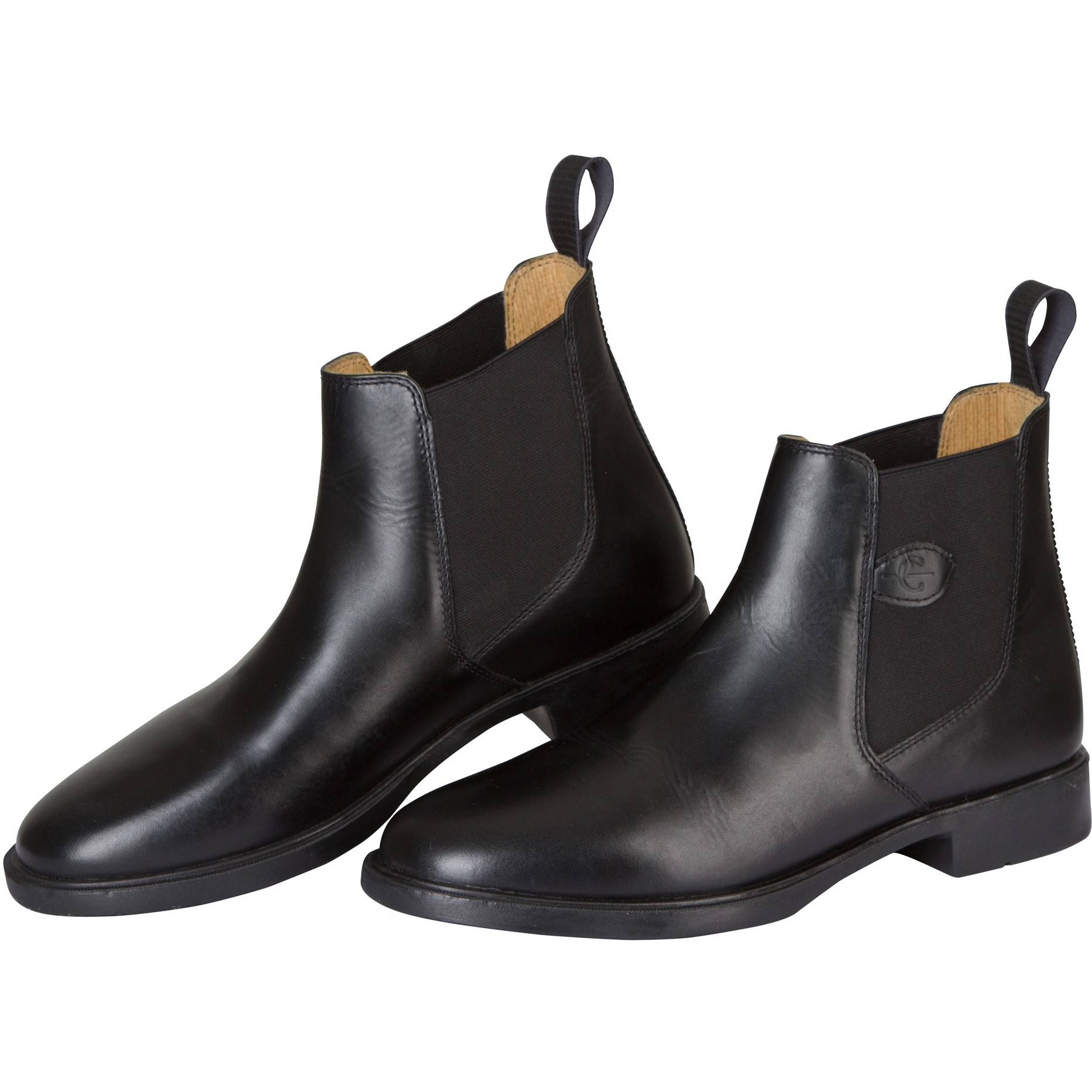 Reitstiefelette CLASSIC Leder schwarz