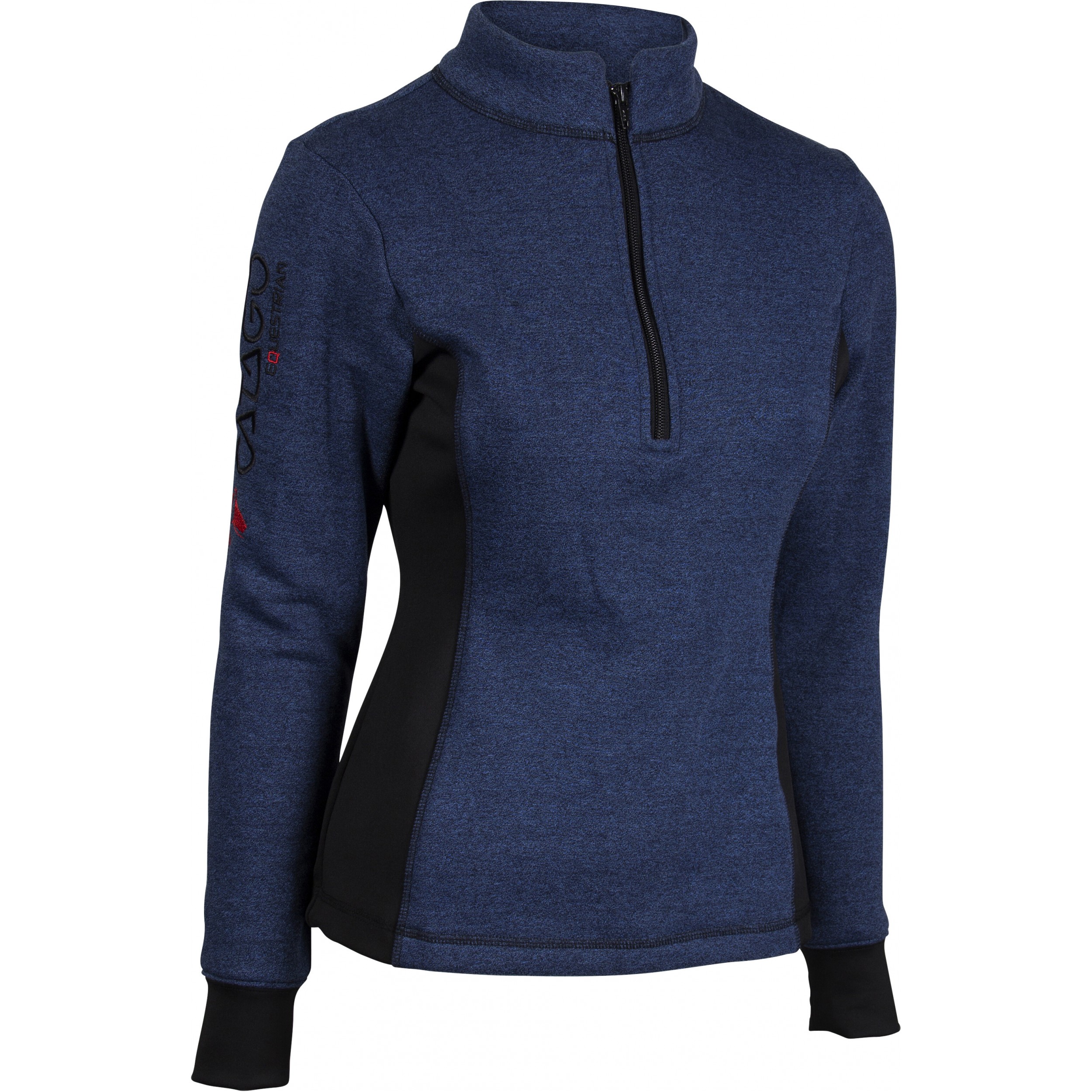 Damen Fleecepullover ARCTIC half-zip blau